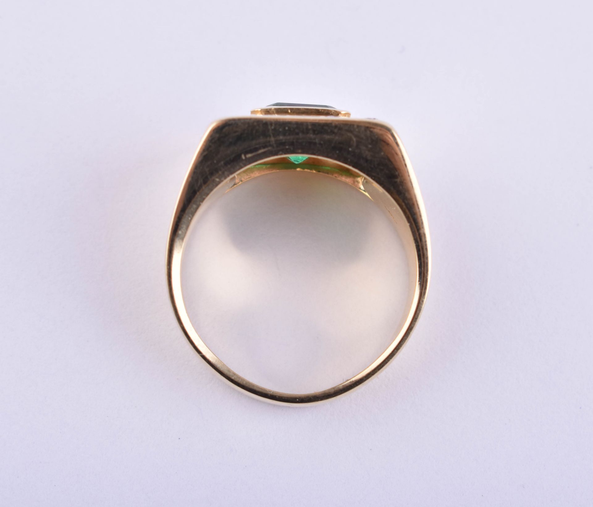 Smaragd Brillant Ring  - Bild 5 aus 5
