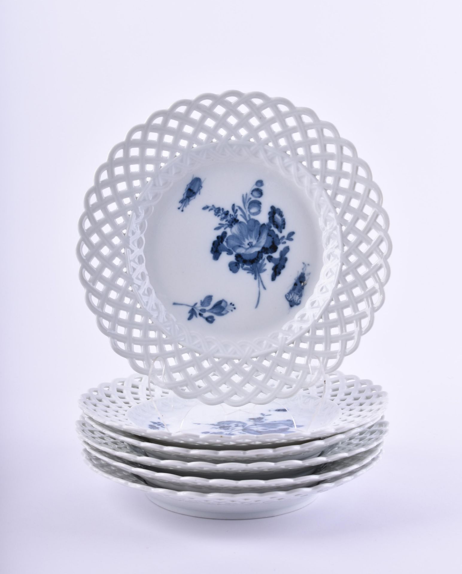  6 plates Meissen Marcolini 