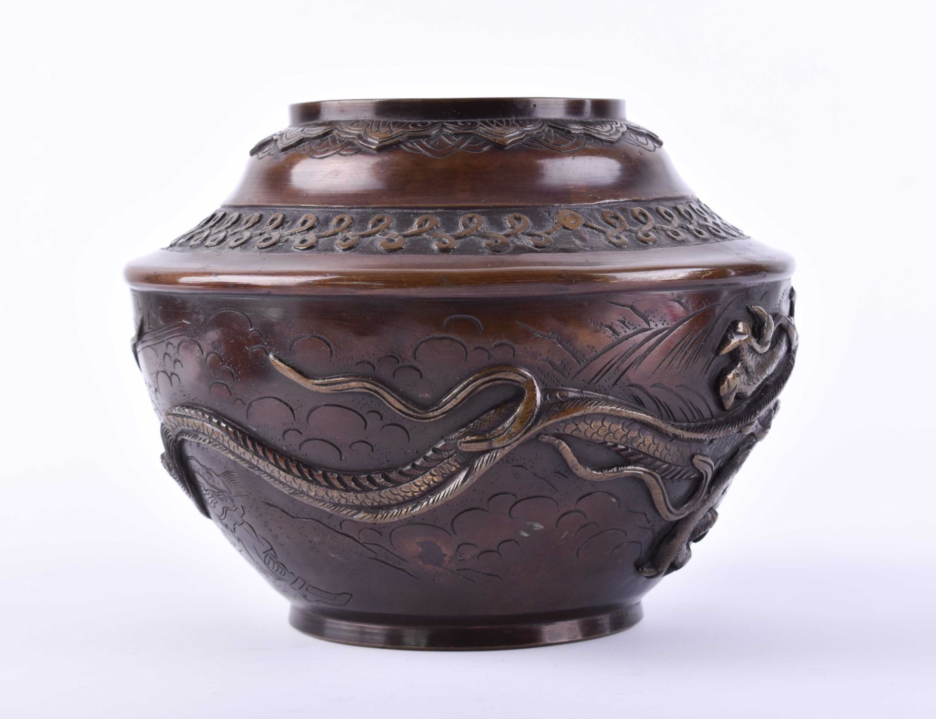  Bronze vessel from Japan Meiji period - Image 3 of 7