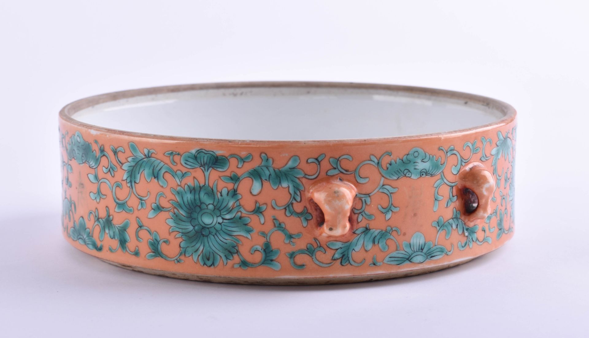  Famille Rose storage container China Qing dynasty - Image 2 of 6