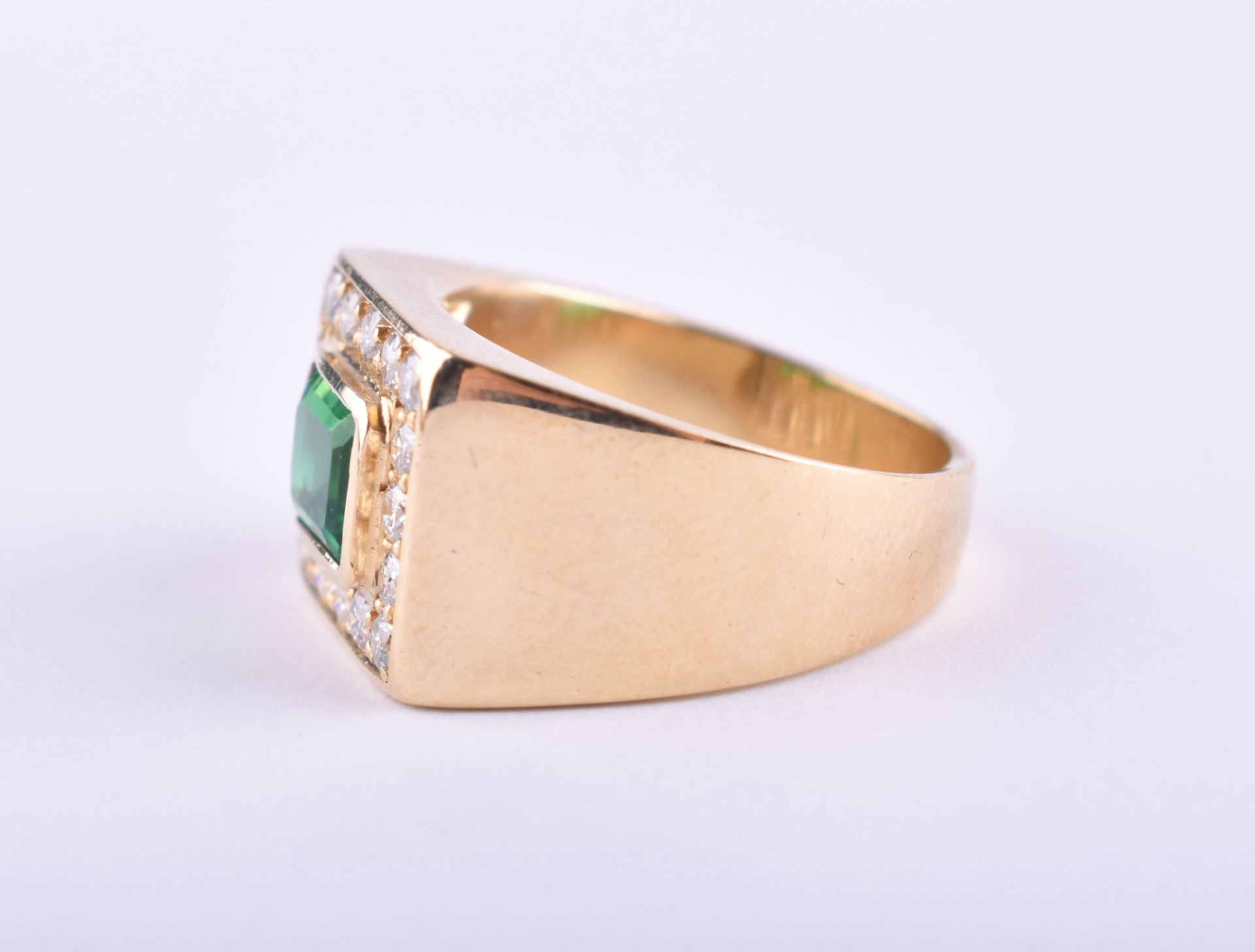 Smaragd Brillant Ring  - Bild 2 aus 5