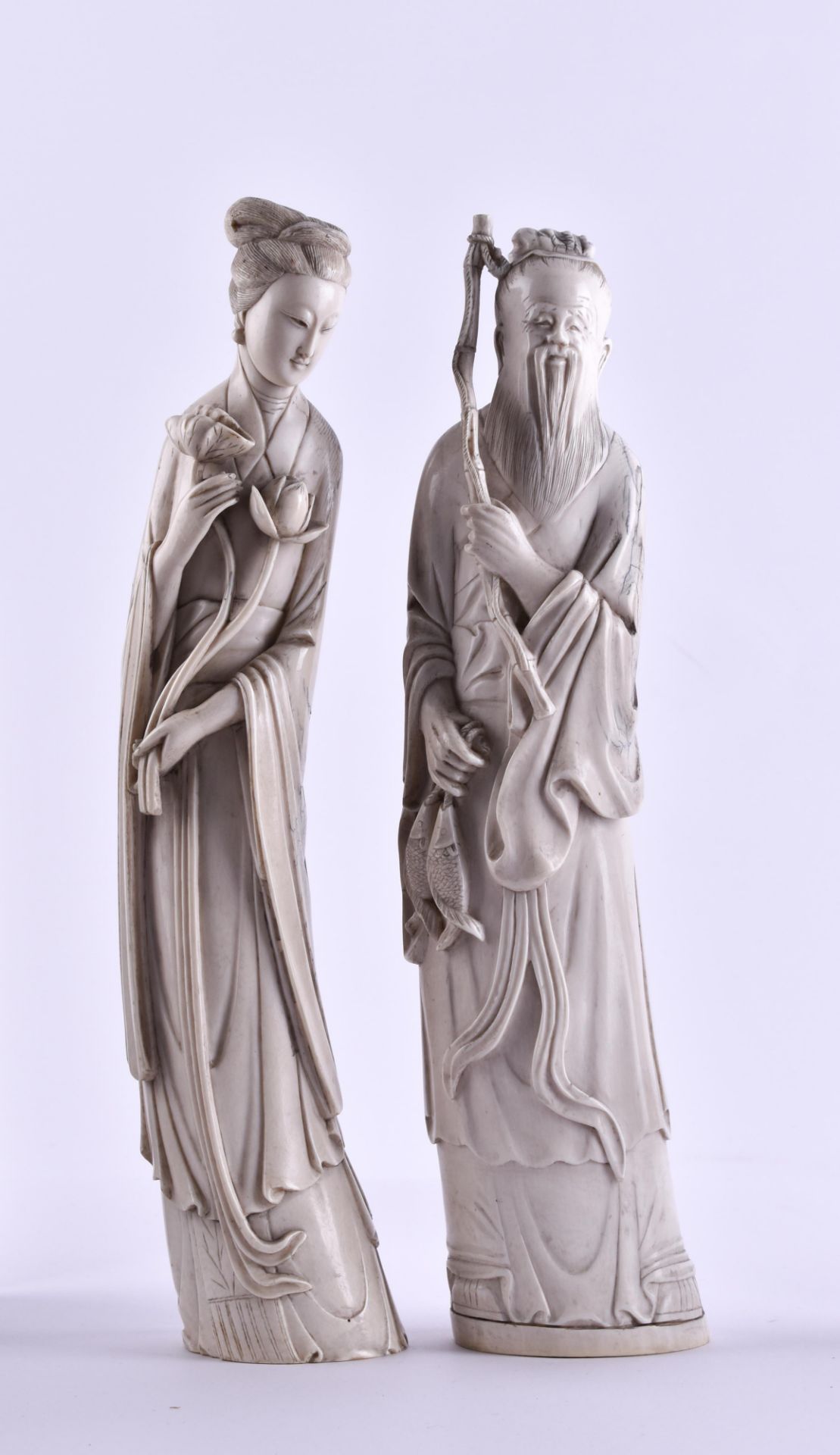  Pair of figures from China Qing dynasty