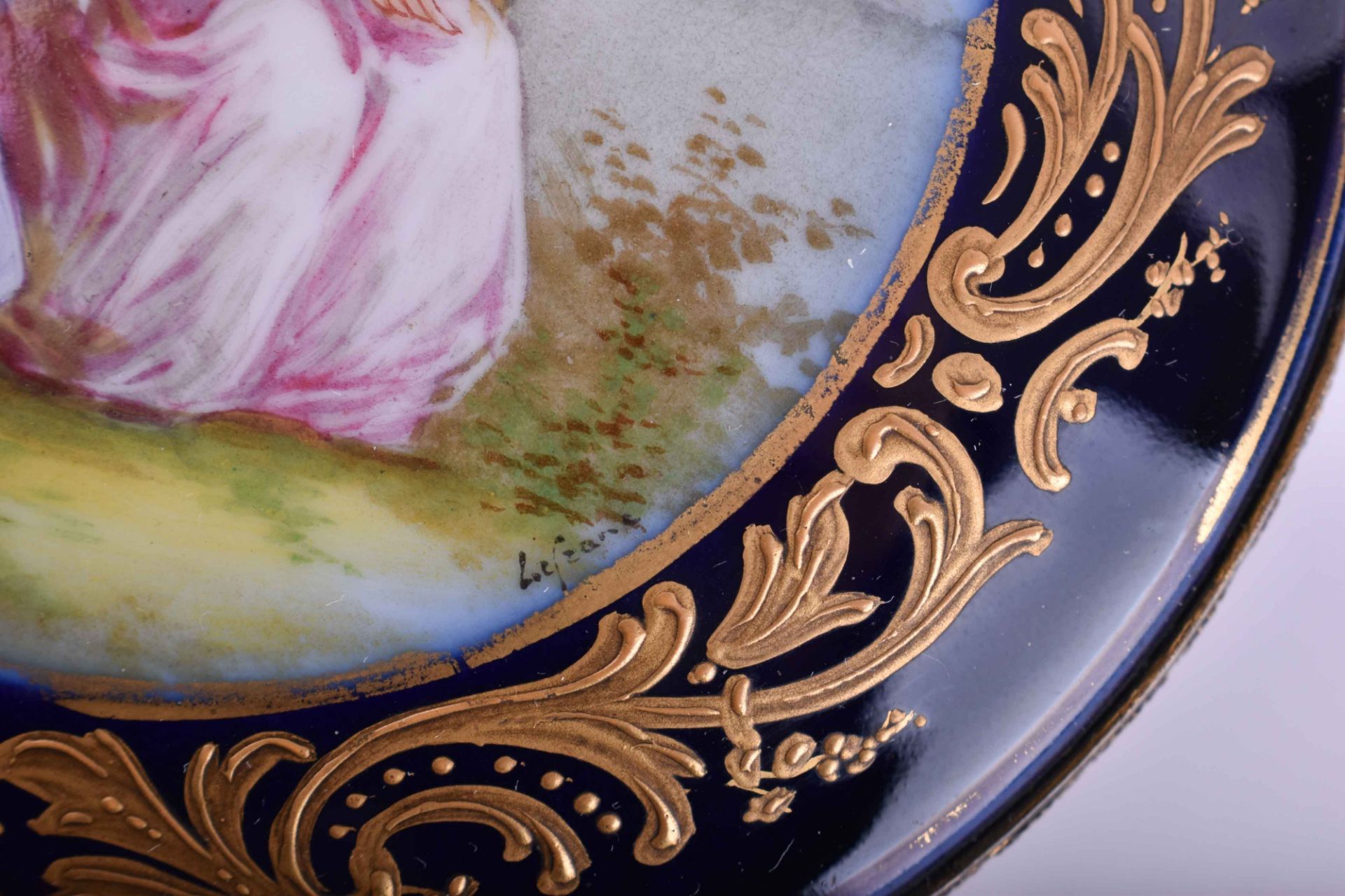  Porcelain cover box Sevres - Image 3 of 7