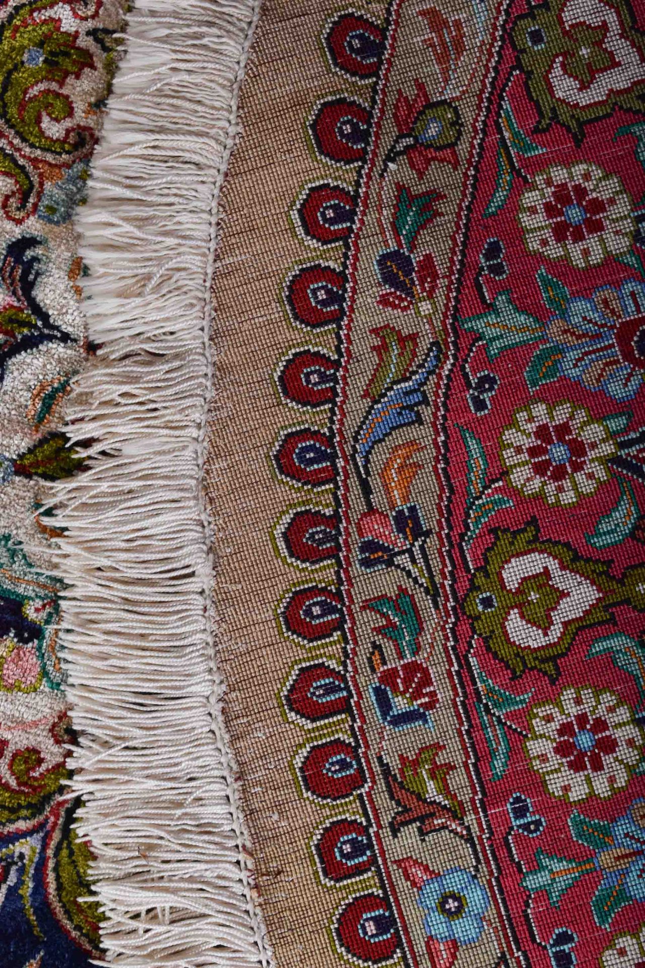  round silk carpet - Image 4 of 4