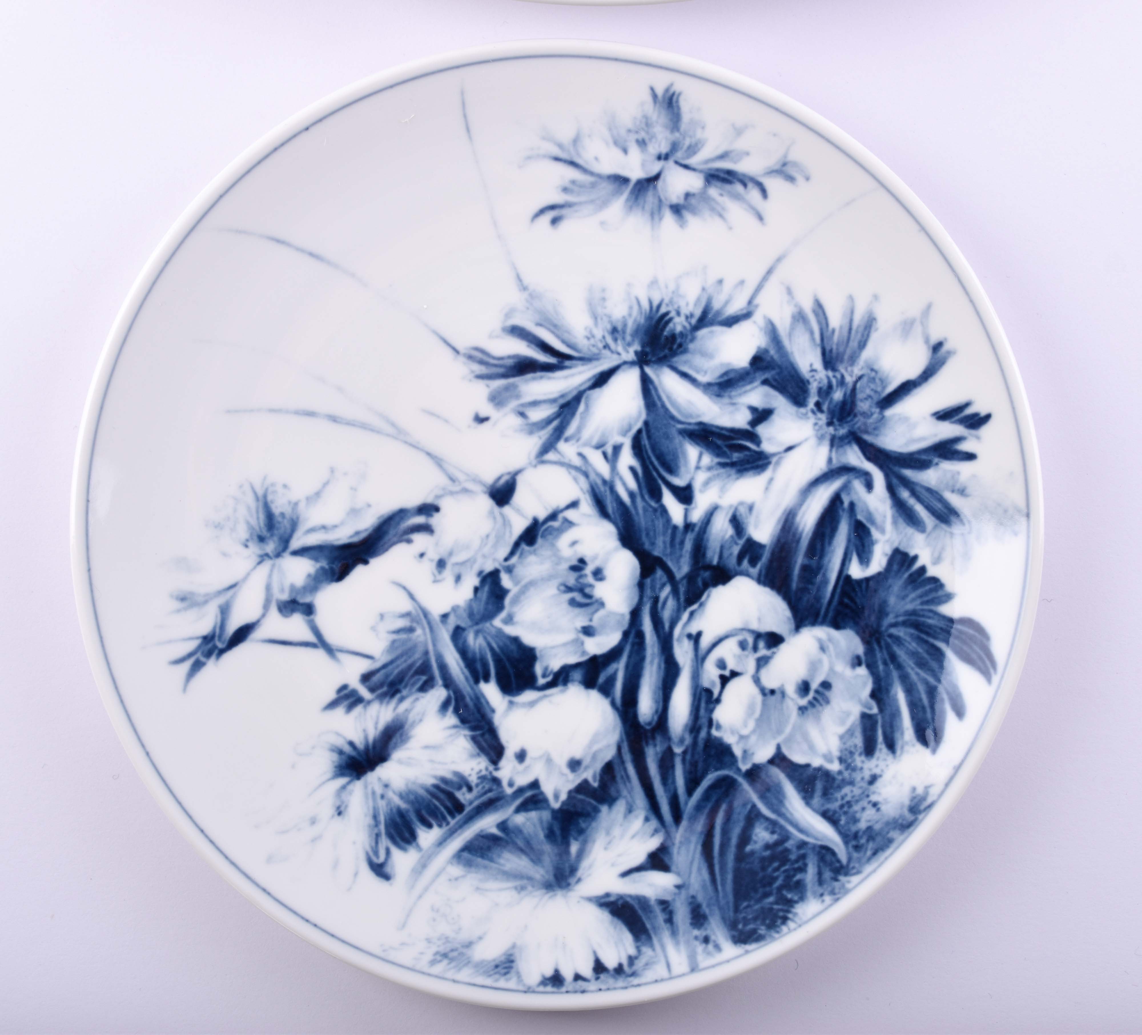 two wall plates Meissen - Image 2 of 7