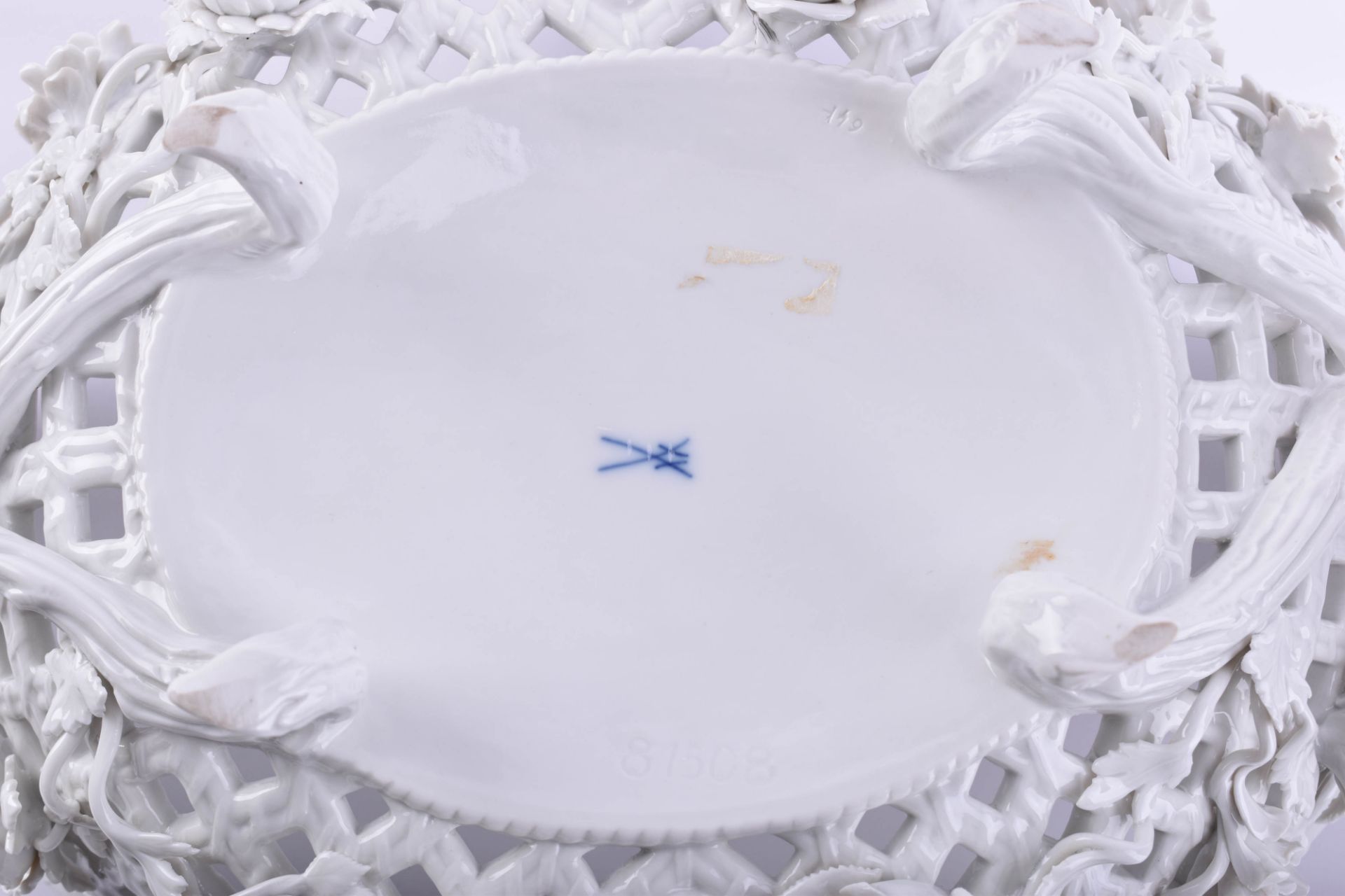  large serving bowl Meissen  - Image 8 of 8