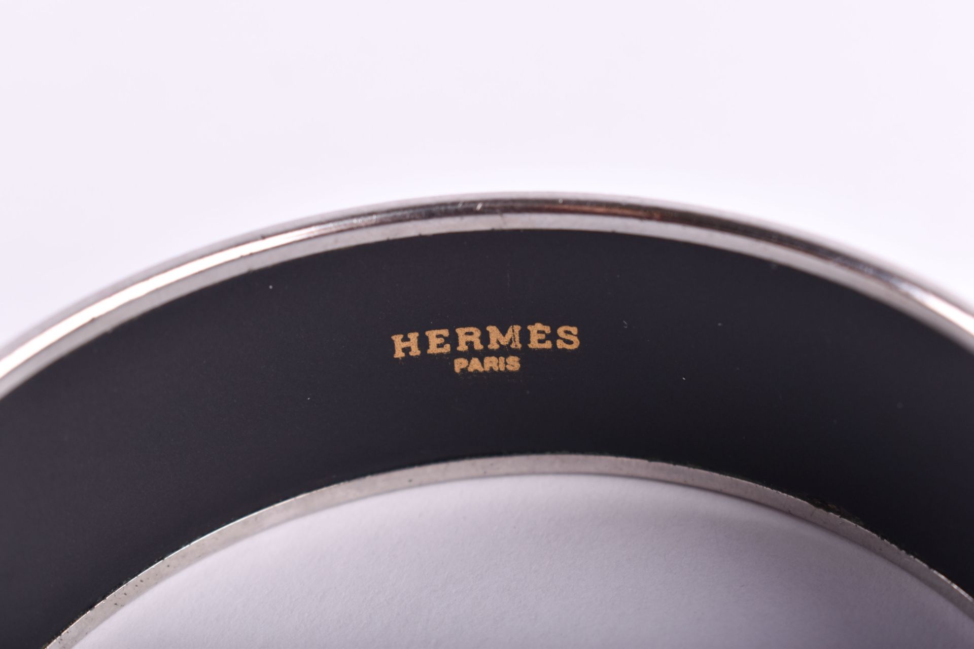  Vintage enamel bangle Hermes Paris - Image 4 of 5
