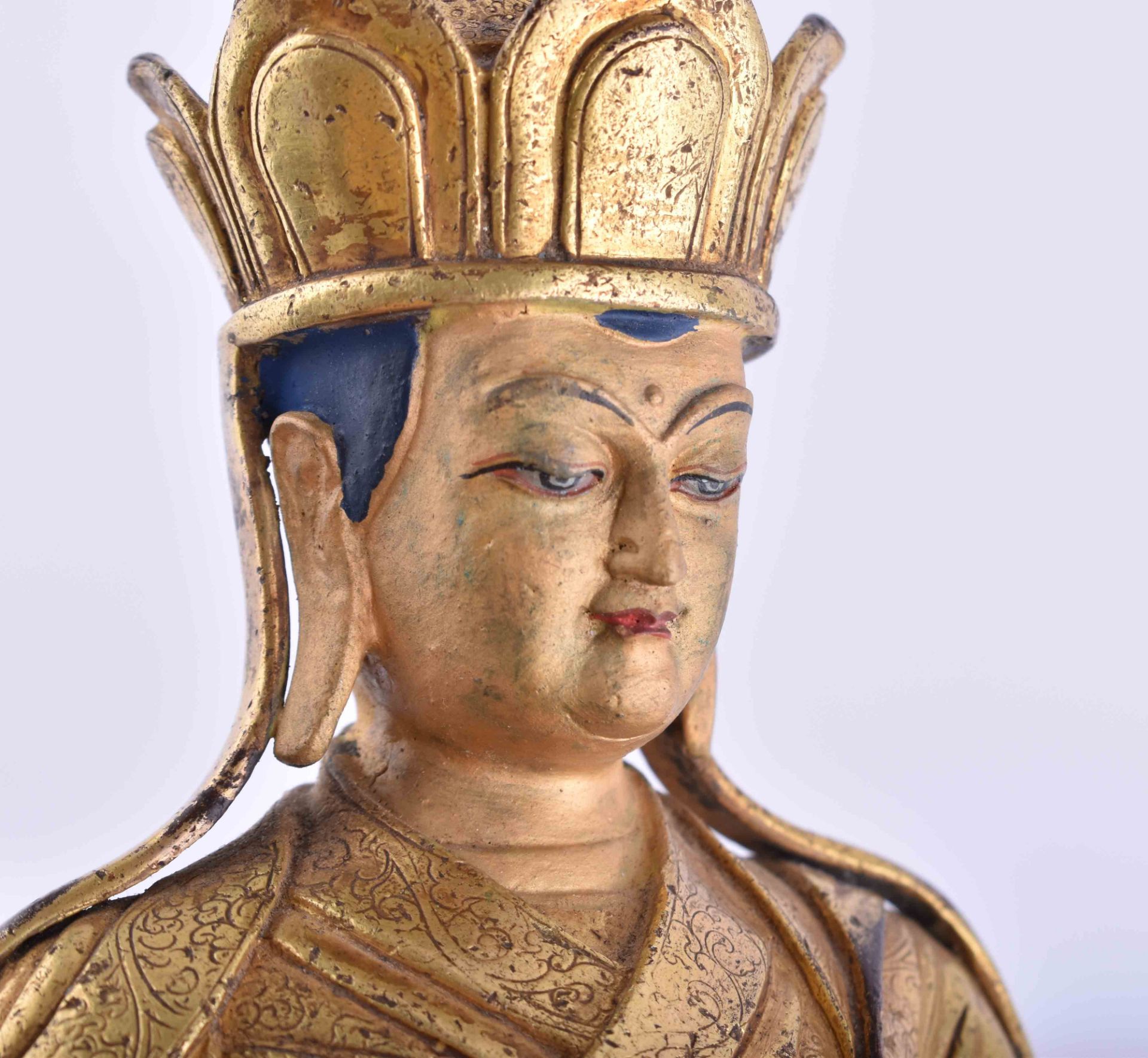 Figur eines Lama, Tibet 18./19. Jhd.  - Bild 5 aus 6