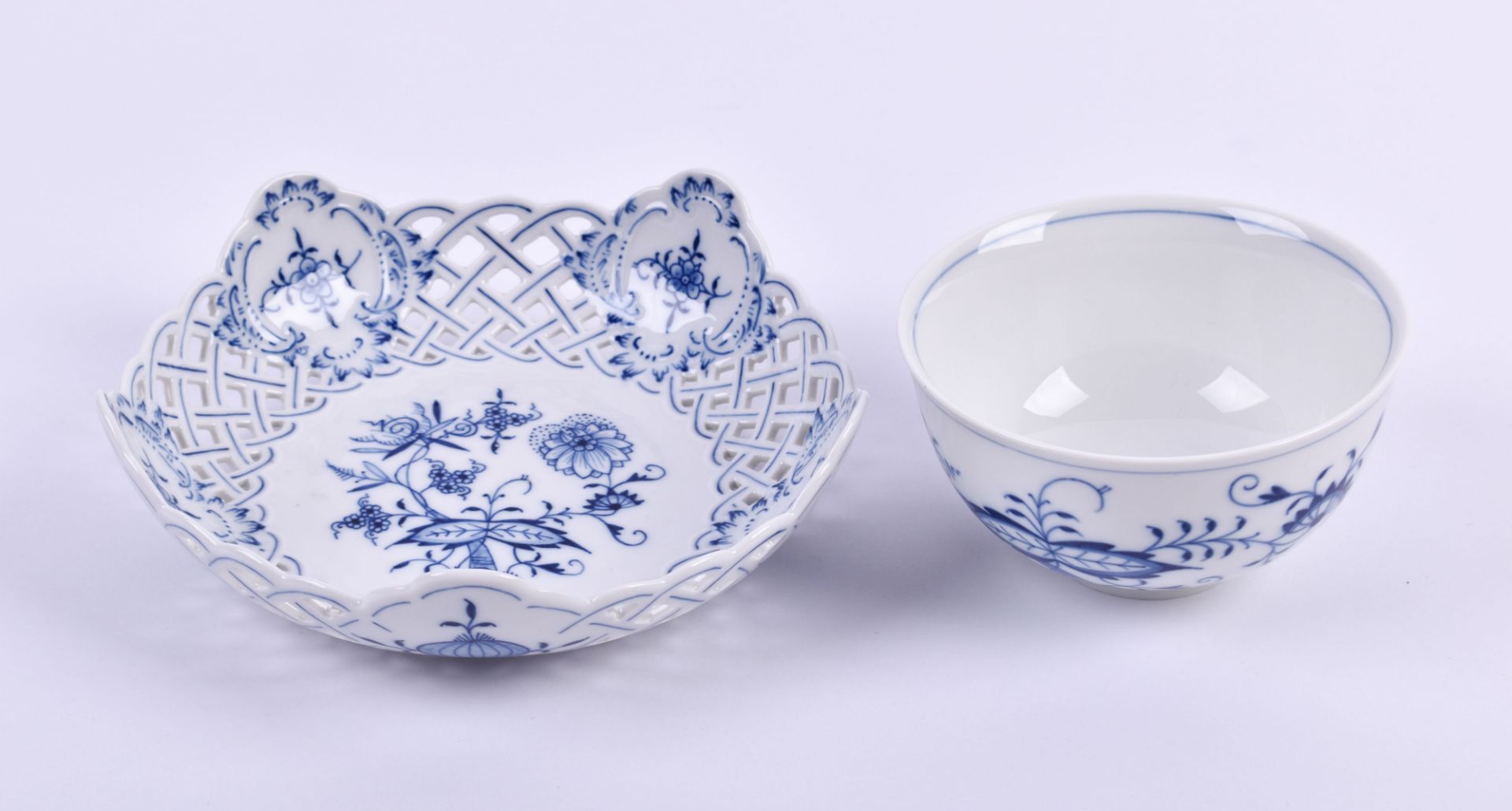 Bowl and confectionery bowl Meissen