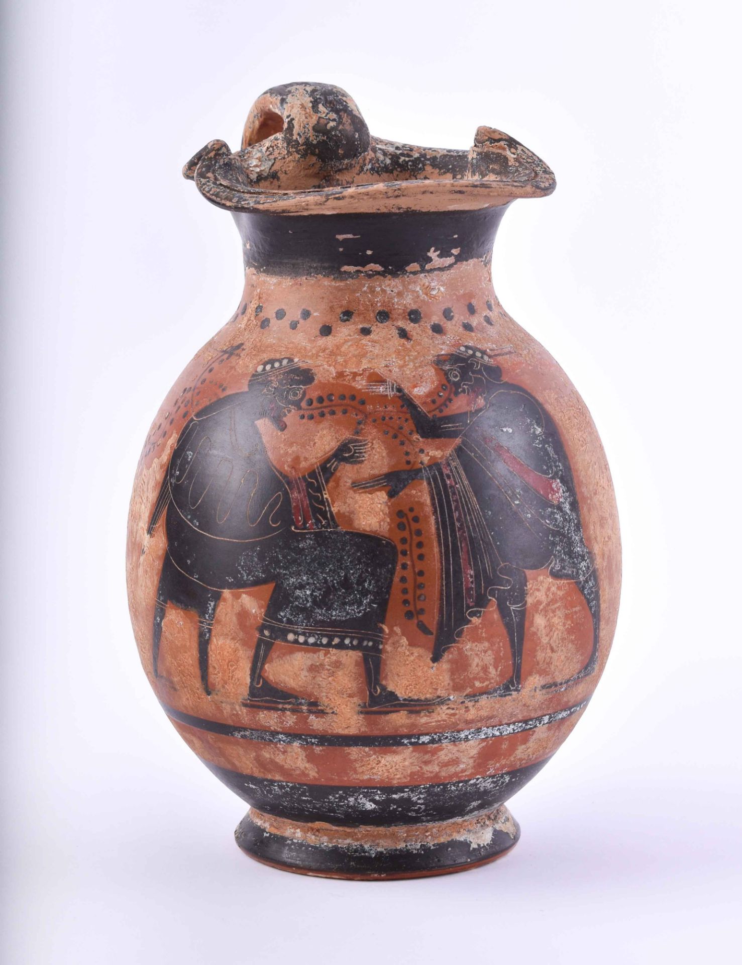 griechischer Henkelkrug wohl antik - spätantik 