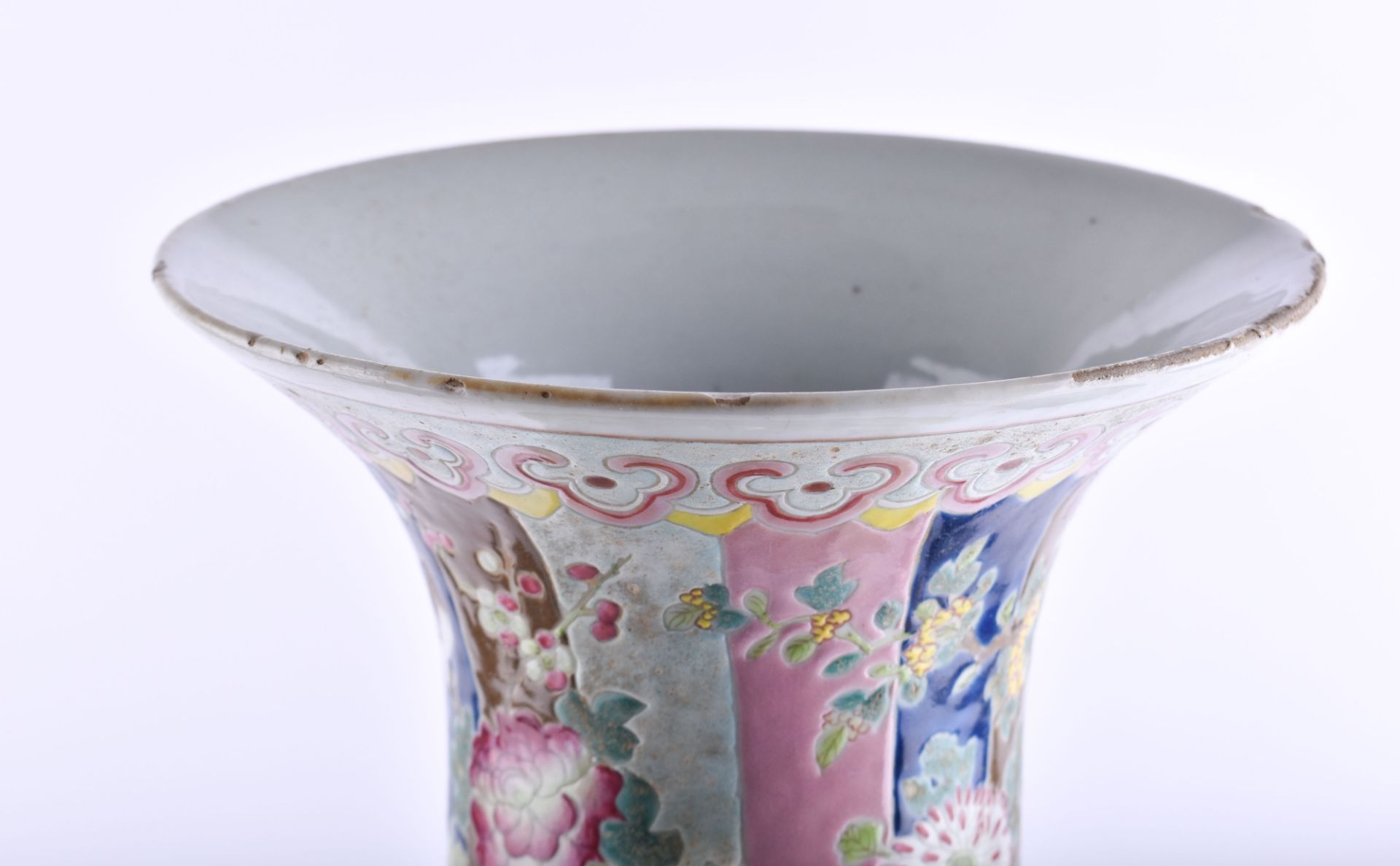  Floor vase China Qing dynasty 19th century - Image 5 of 7