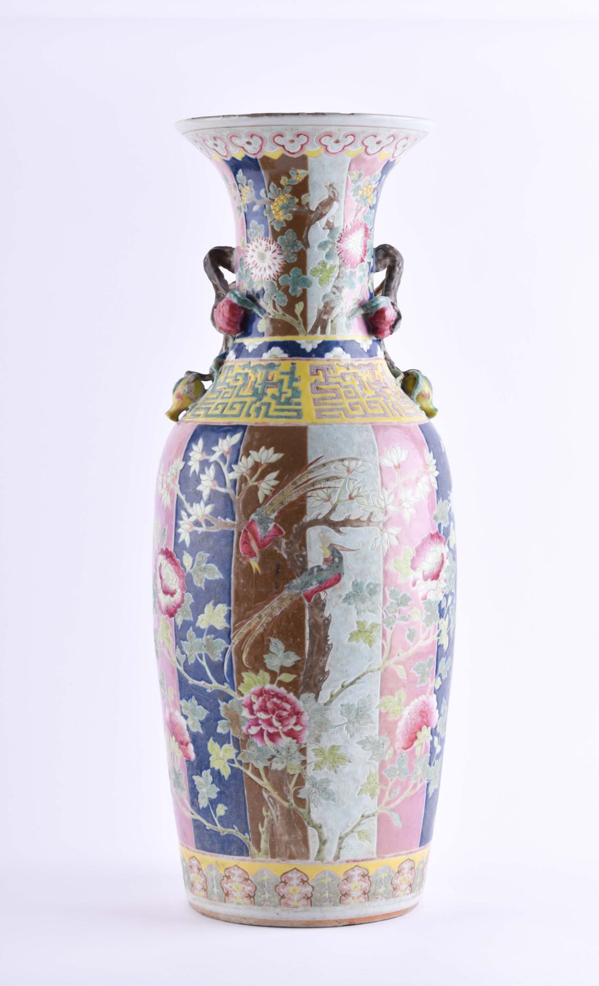  Floor vase China Qing dynasty 19th century