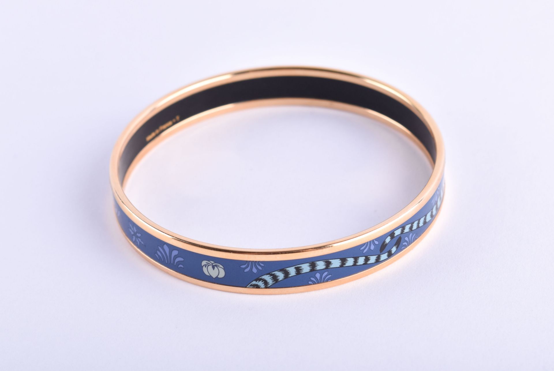  Vintage enamel bangle Hermes Paris - Image 3 of 6