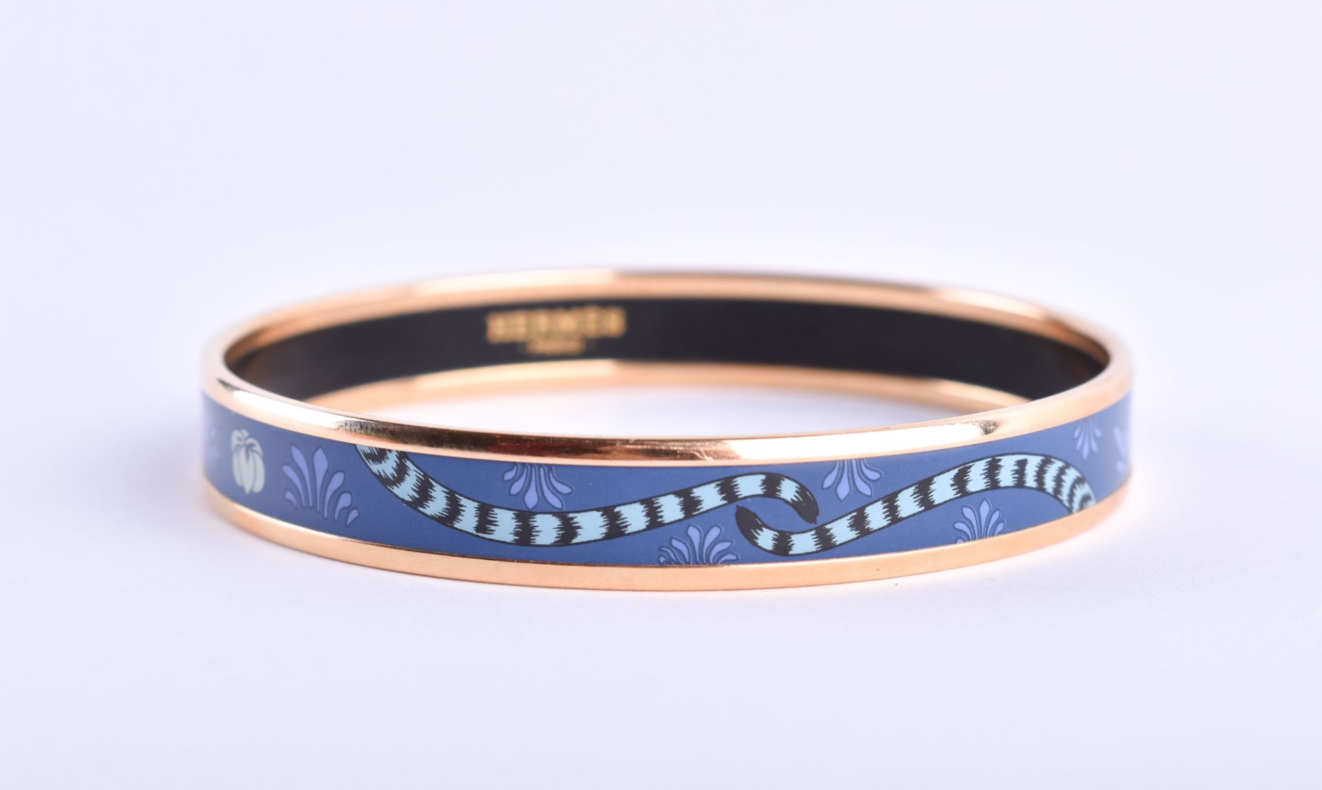  Vintage enamel bangle Hermes Paris