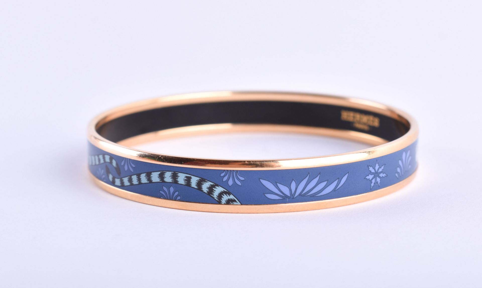  Vintage enamel bangle Hermes Paris - Image 2 of 6