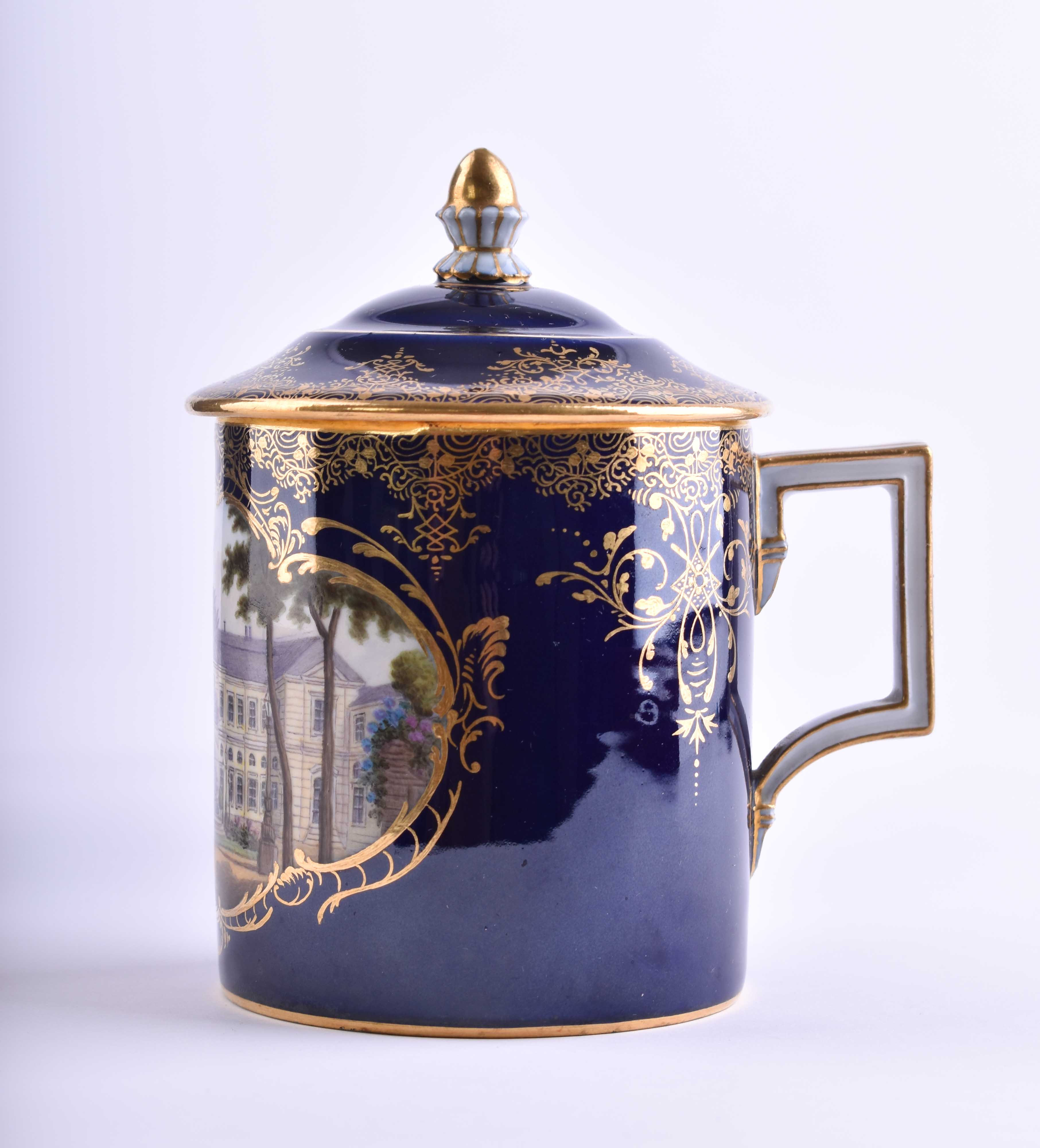  Lid mug Meissen around 1910 - Image 2 of 7