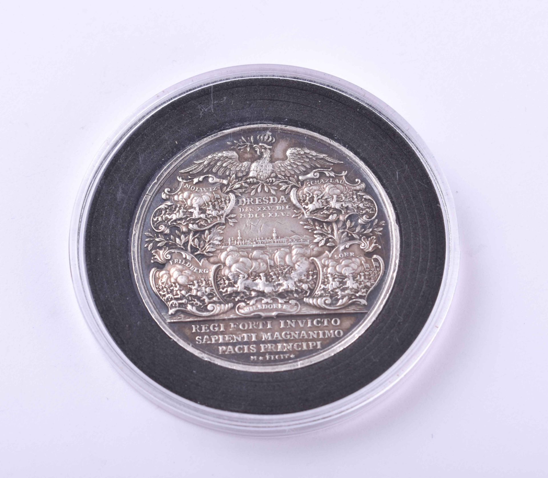Medal Prussia Frederick the Great 1745 - Image 3 of 4