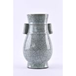 Seladon Hu-Vase China Qing Dynastie