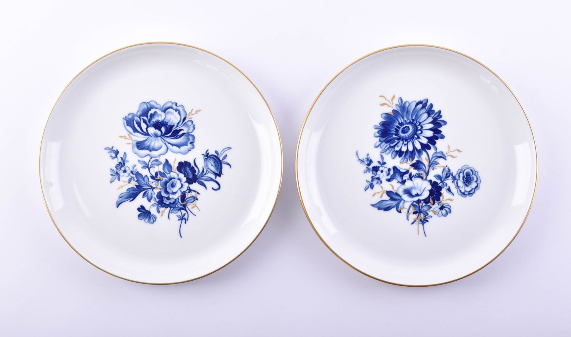 Pair wall plates Meissen