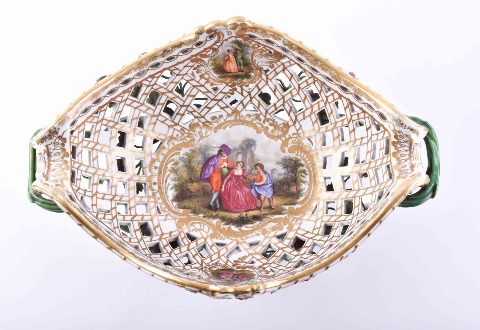 Pomp bowl Meissen original Kaendler before 1770 - Image 6 of 6