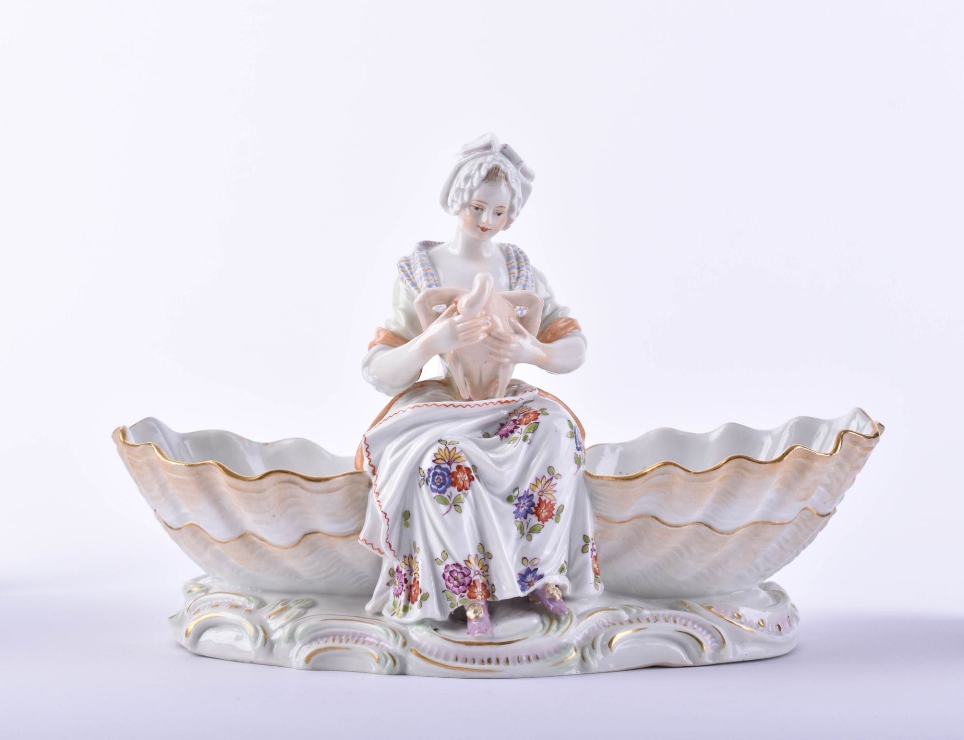  large figurative spice cruet Meissen 