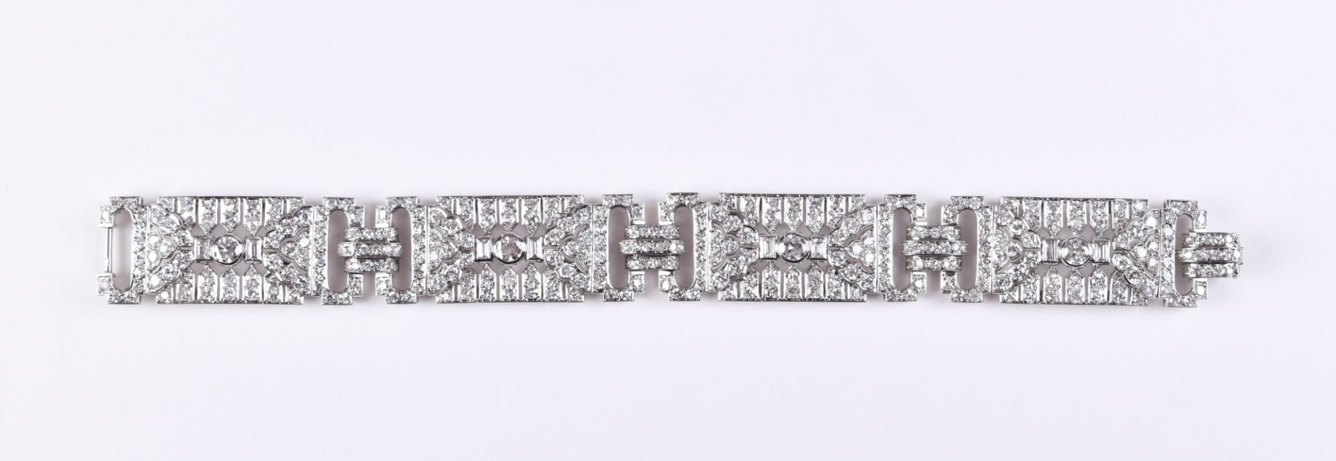  Art Deco diamond bracelet - Image 4 of 6