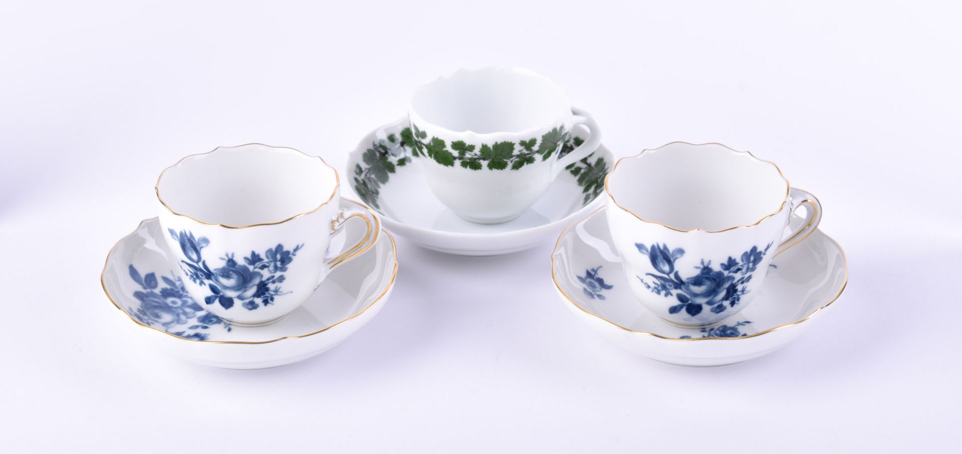   A group of porcelain Meissen
