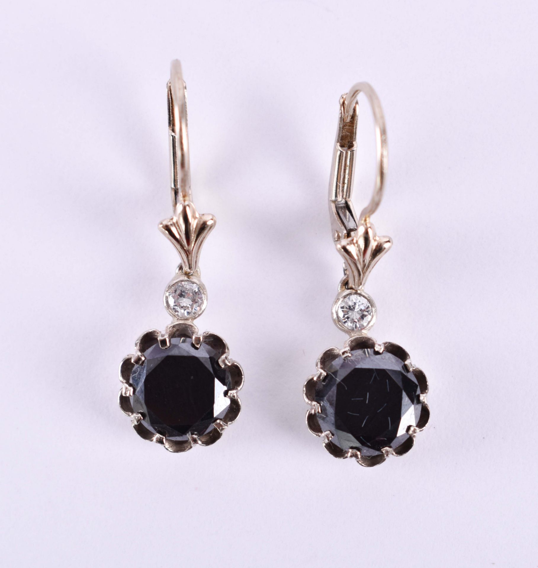  black diamond earrings