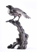 Vogelfigur wohl Japan Meiji Periode 