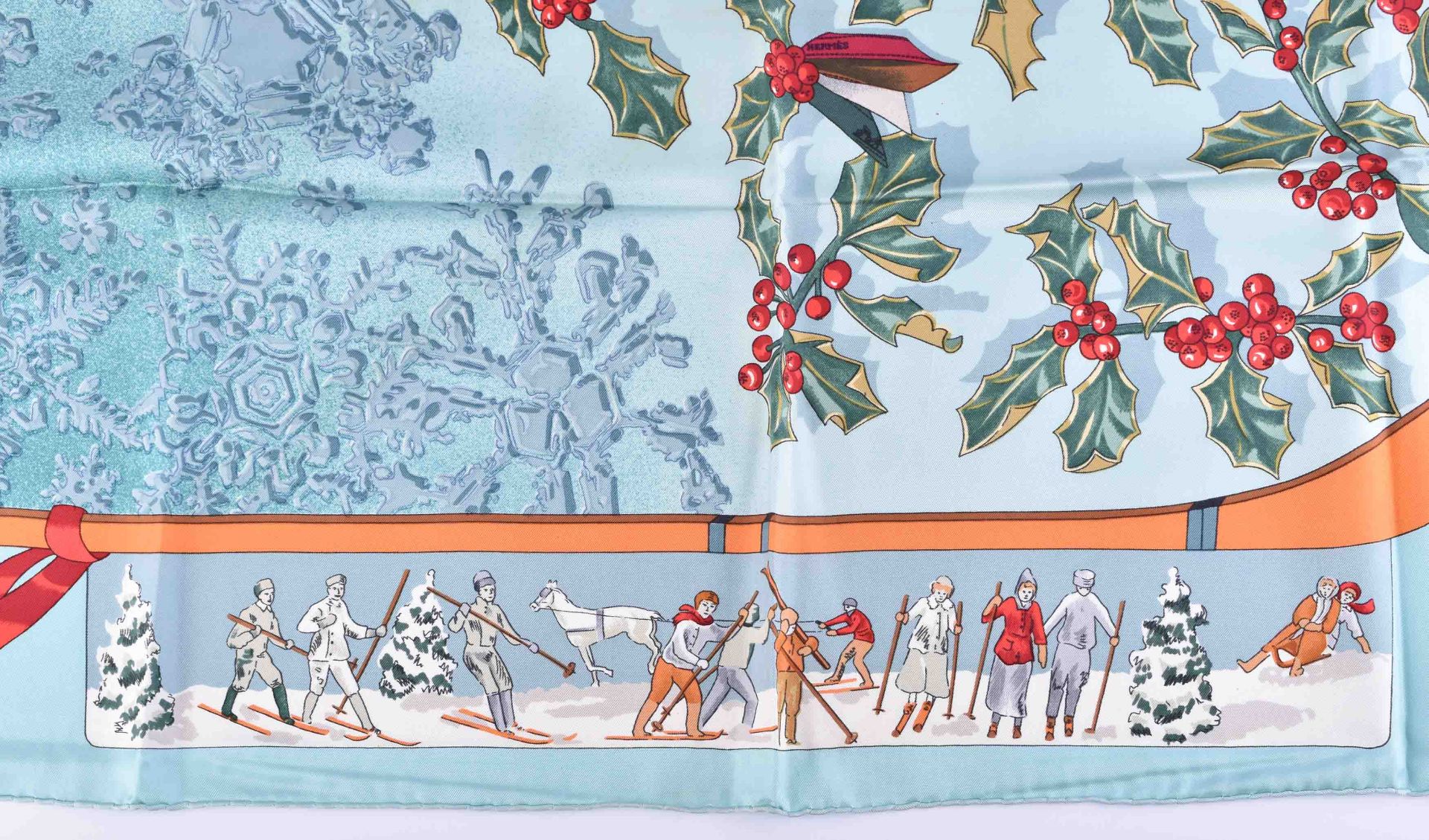  Silk scarf Hermes Paris  - Image 3 of 3