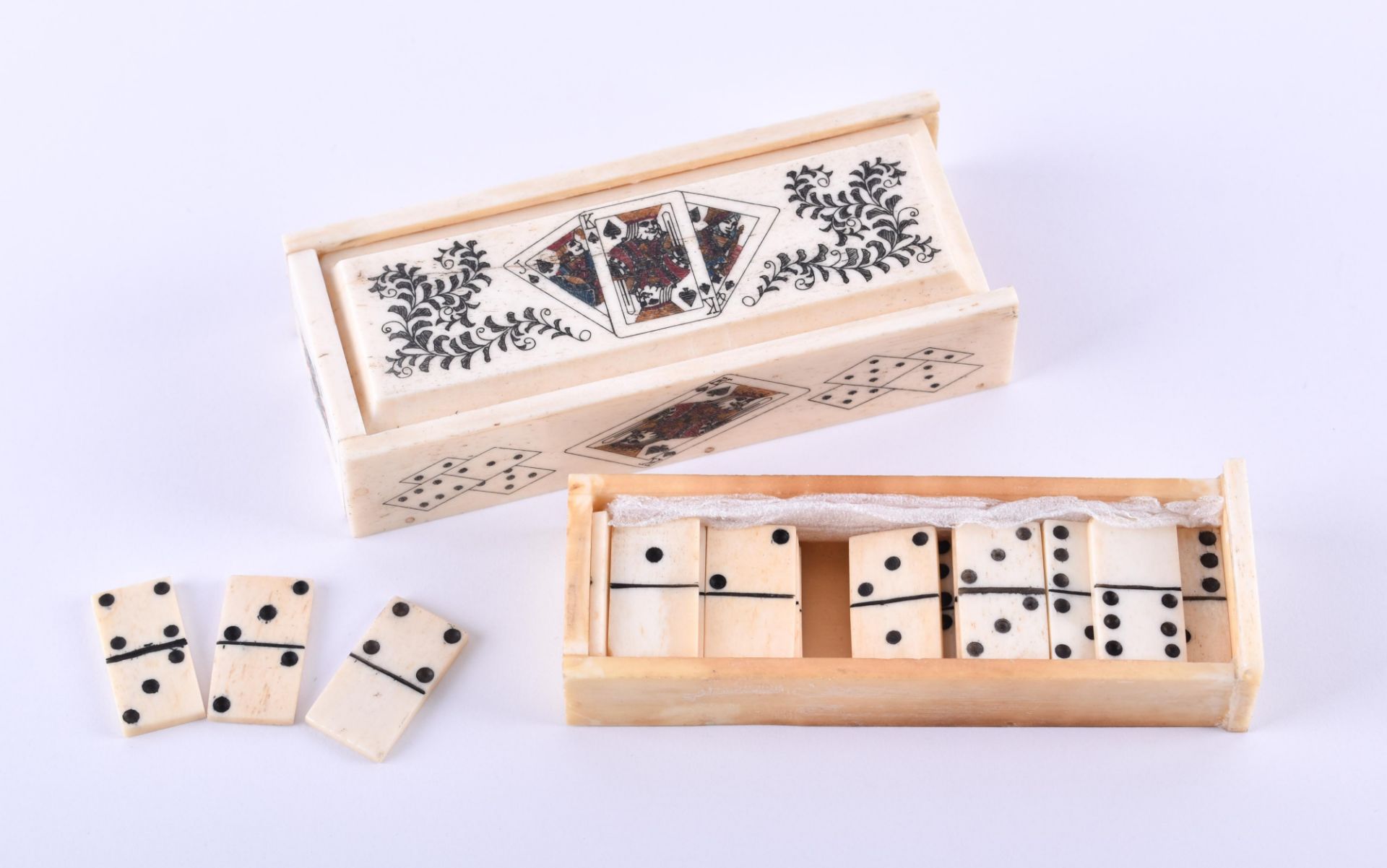  Domino game around 1900