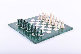Malachit - Schachspiel Russland 