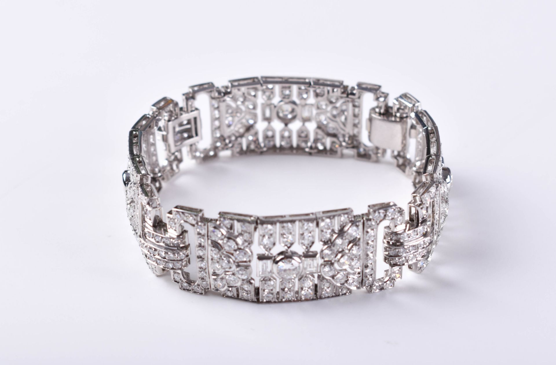  Art Deco diamond bracelet - Image 2 of 6