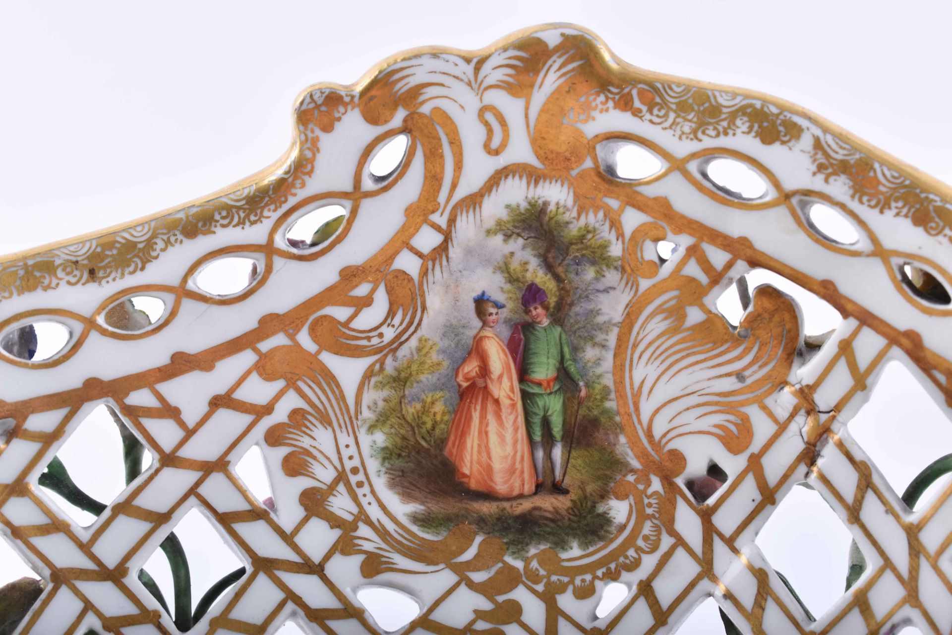  Pomp bowl Meissen original Kaendler before 1770 - Image 5 of 6