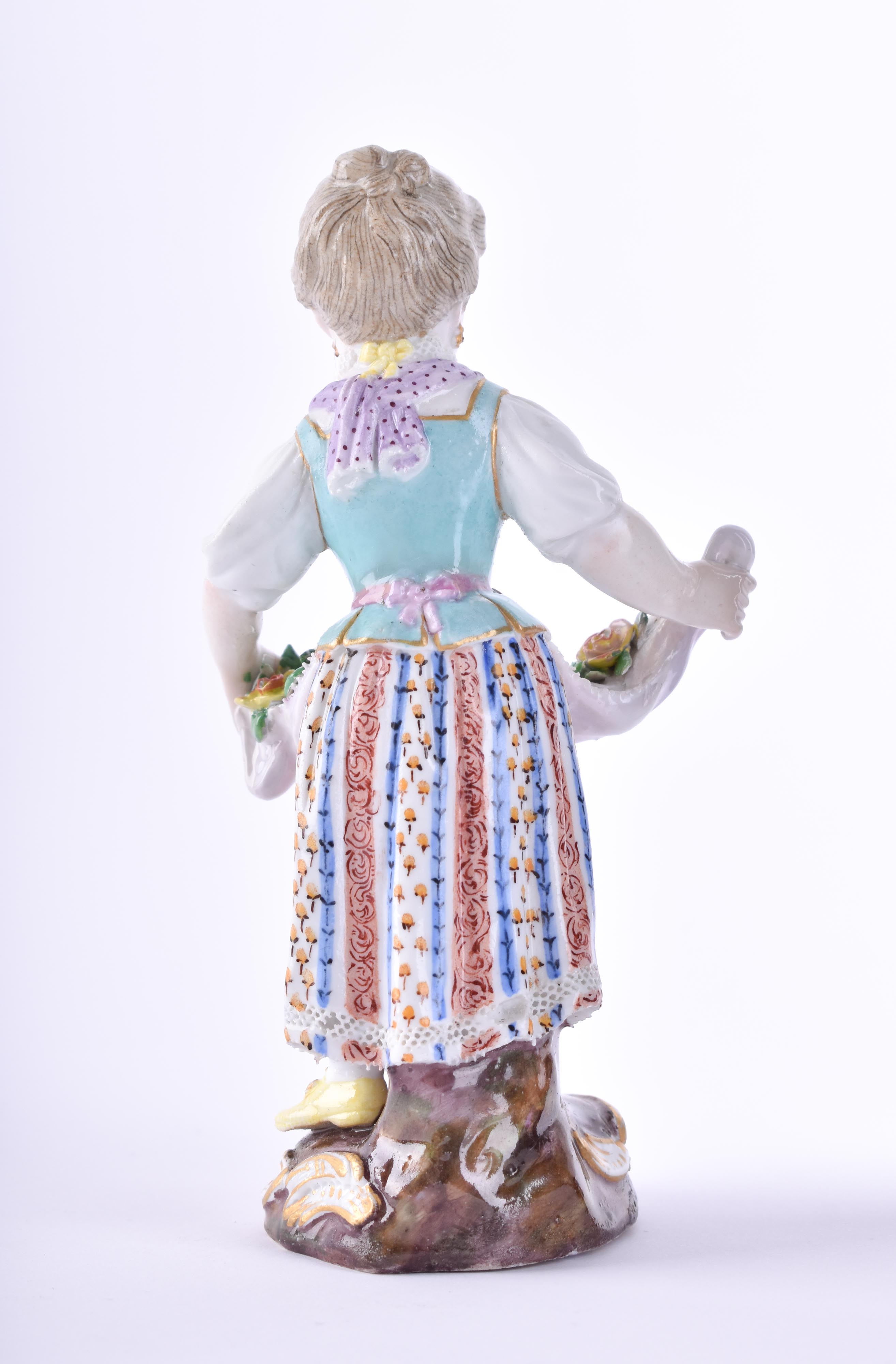  Figure Meissen 19th century - Image 3 of 6