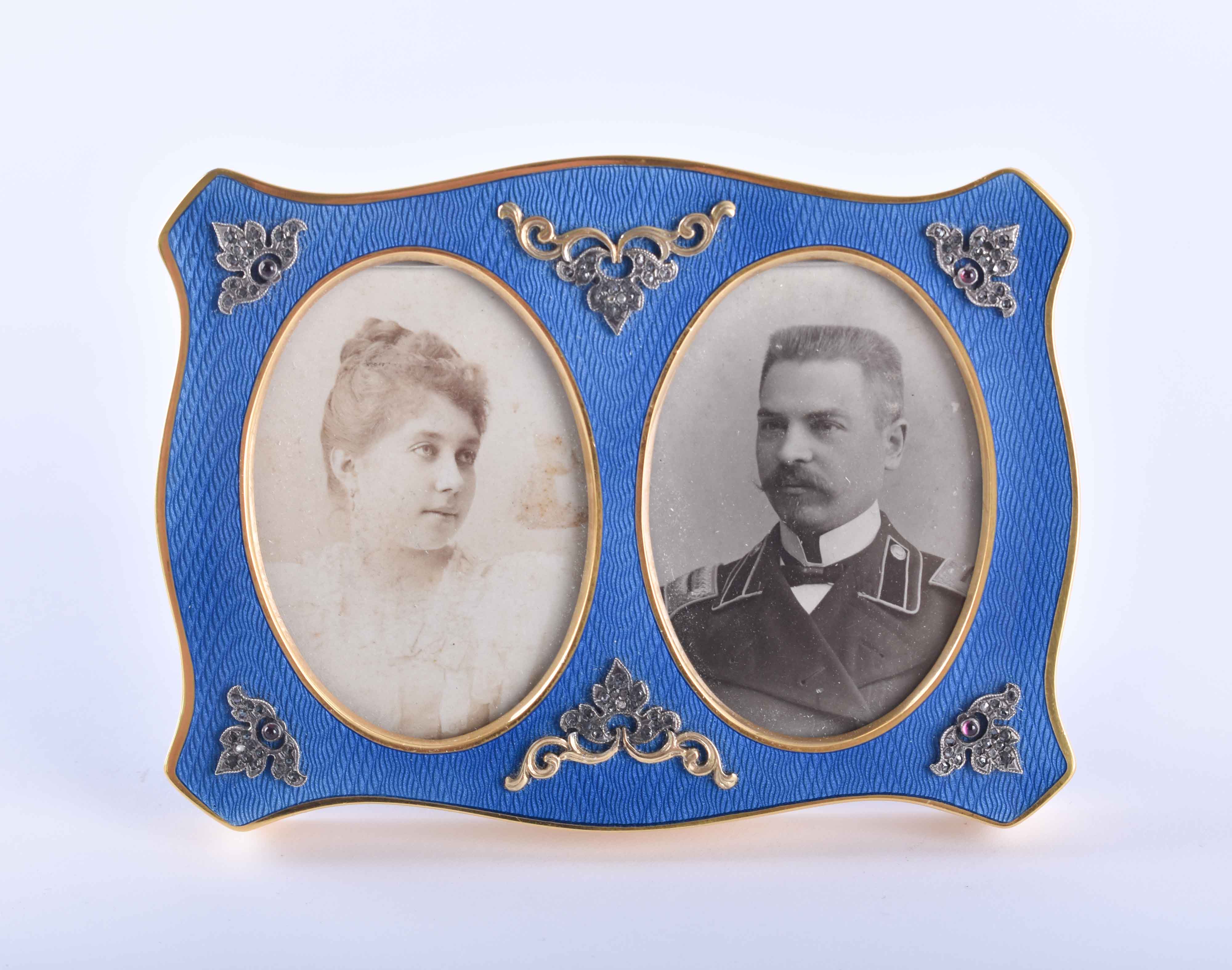  Cloisonne picture frame Russia