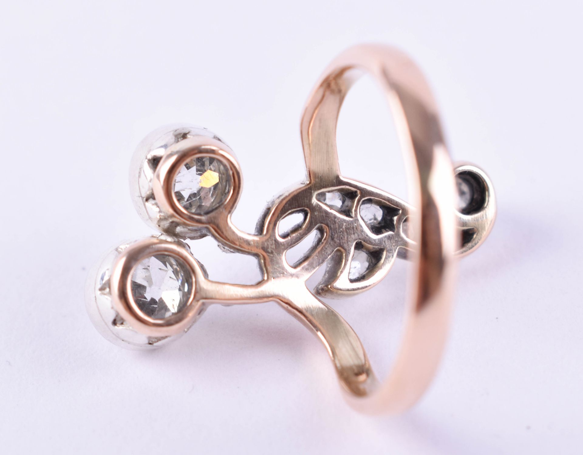  Art Nouveau diamond ring - Image 2 of 2