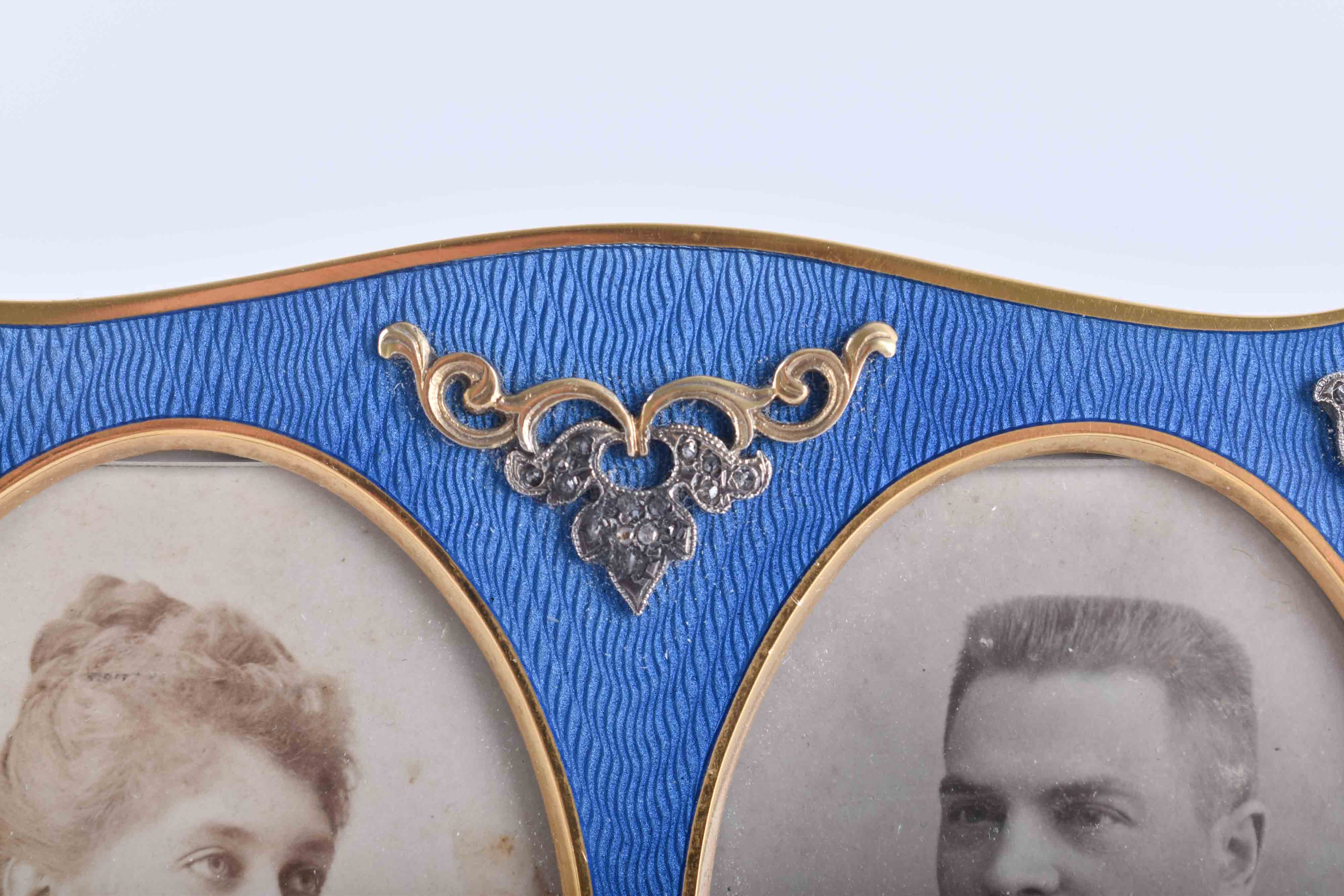  Cloisonne picture frame Russia - Image 3 of 6