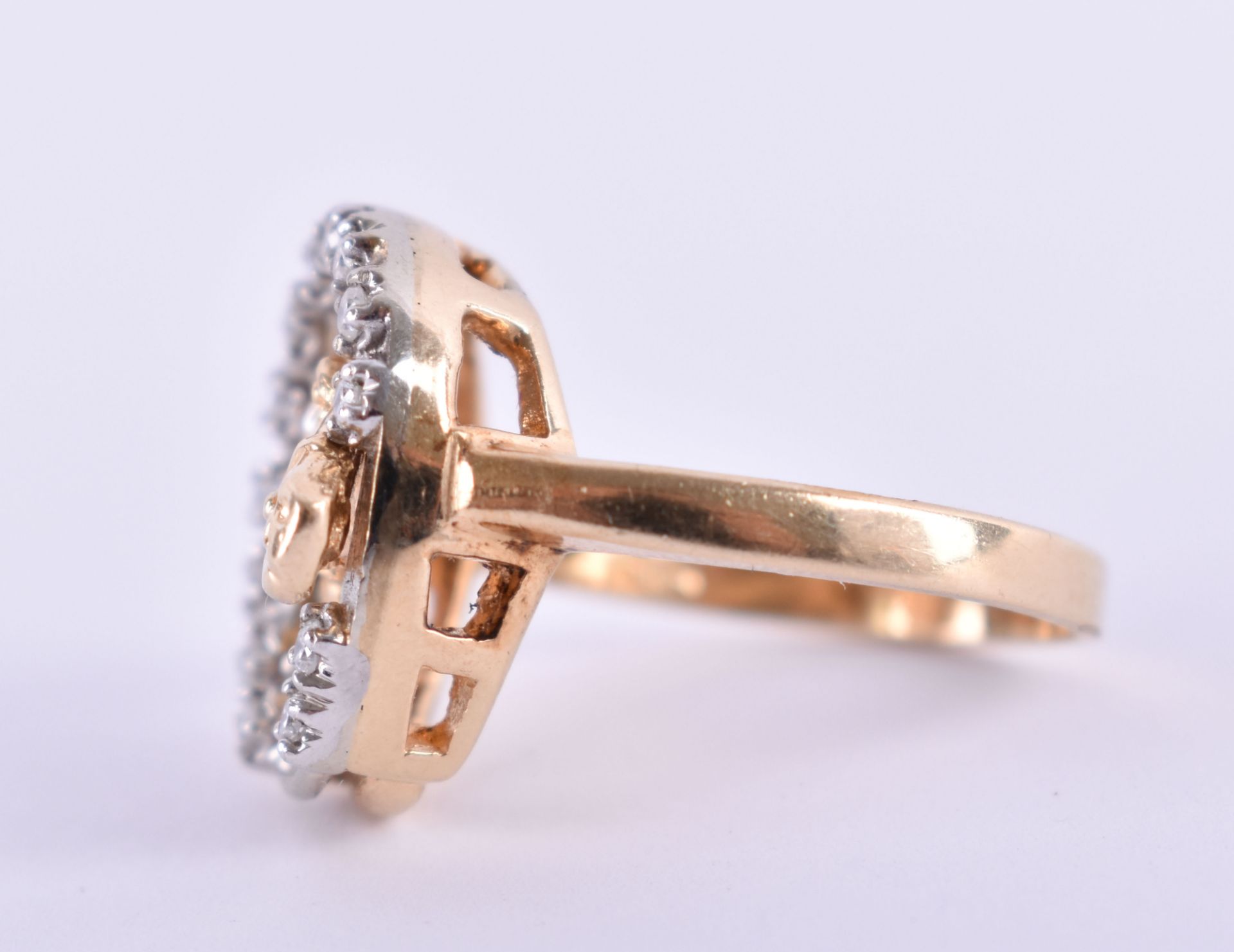  Ladies diamond shoe ring - Image 3 of 5