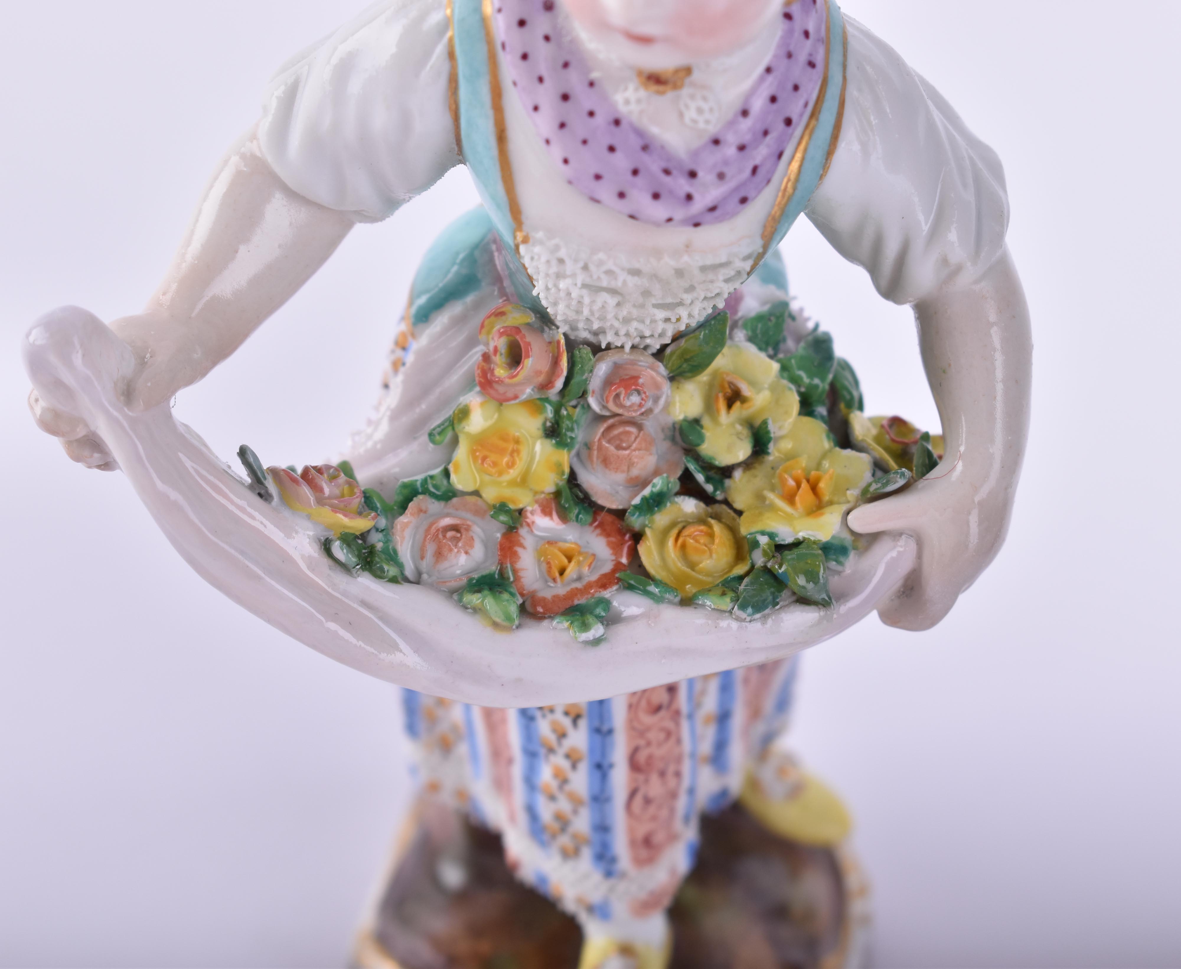  Figure Meissen 19th century - Image 5 of 6