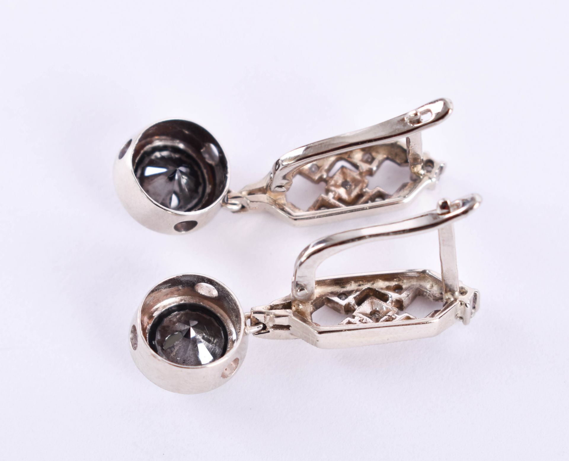  black diamond earrings - Image 6 of 6