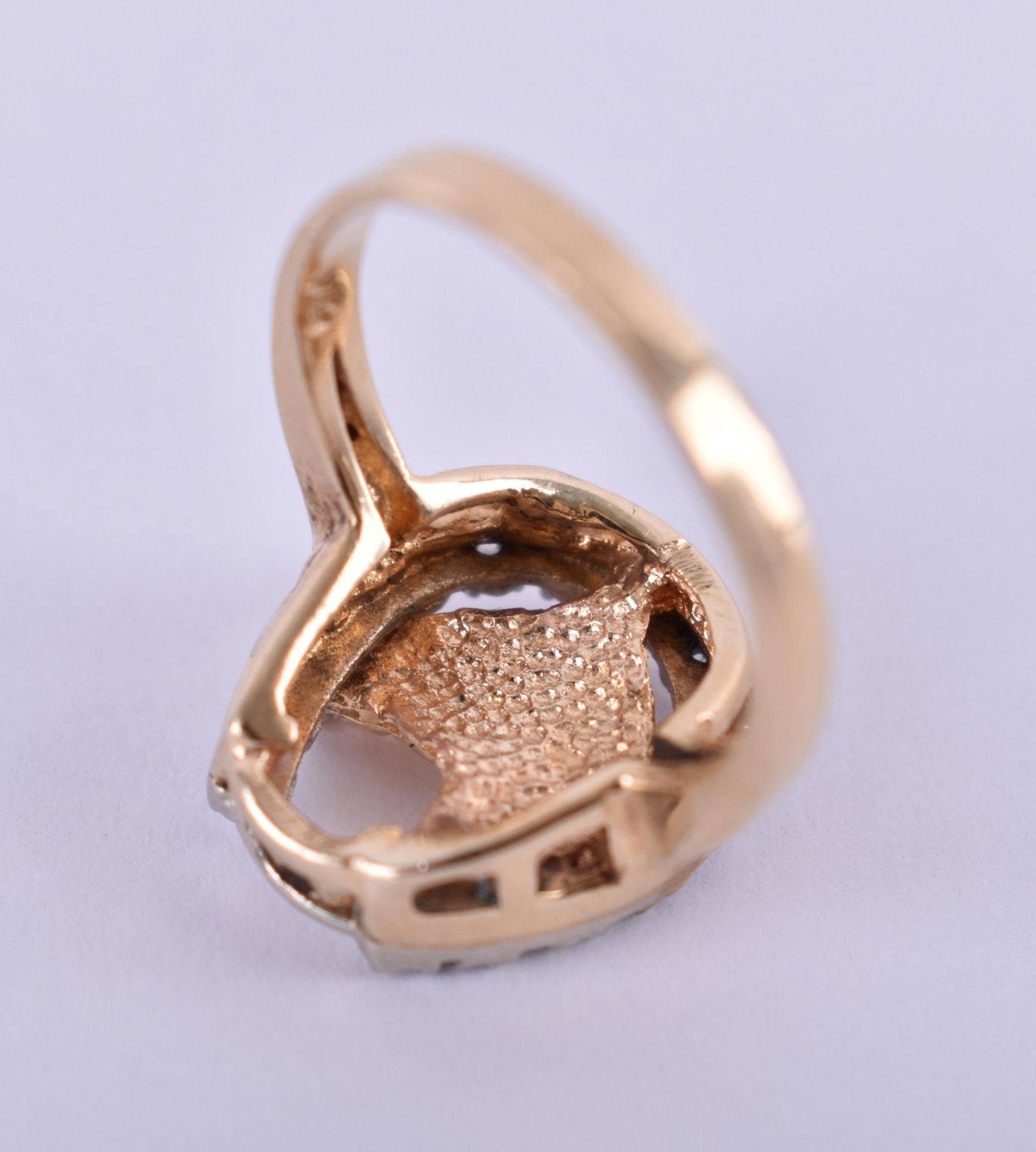  Ladies diamond shoe ring - Image 5 of 5