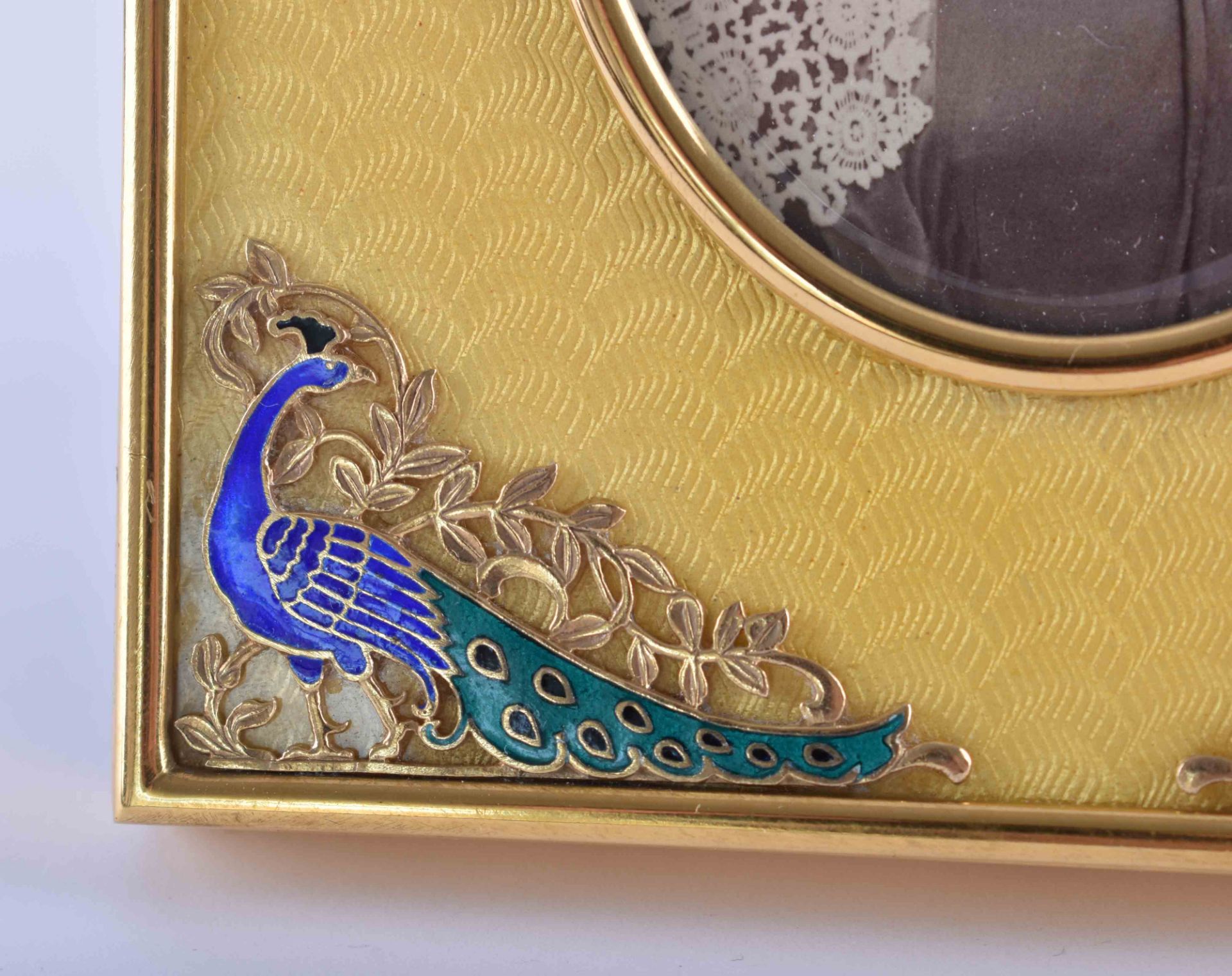  Cloisonne picture frame Russia - Image 2 of 6