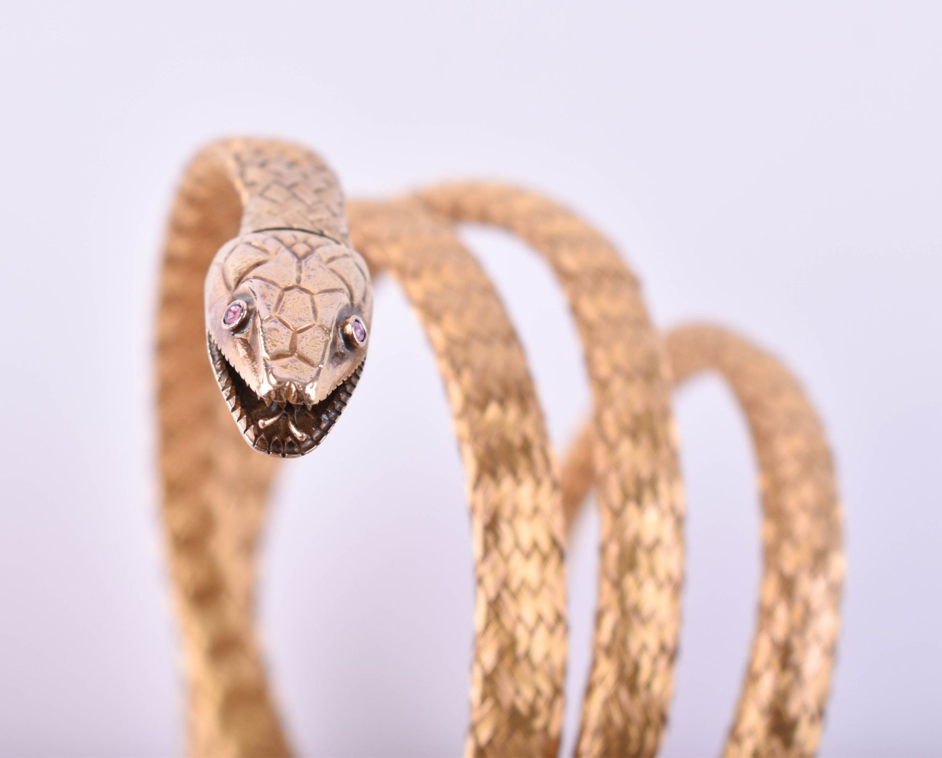  Snake bracelet 19th century - Image 4 of 4