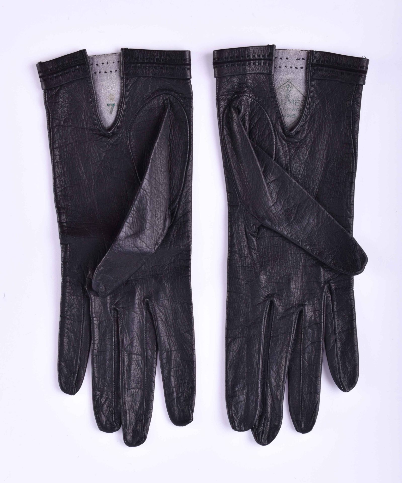  Women's leather gloves Hermes Paris - Image 3 of 6