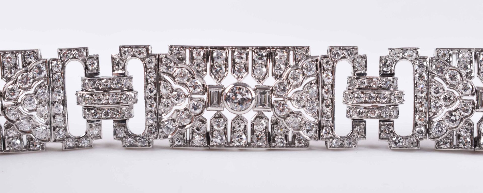  Art Deco diamond bracelet - Image 5 of 6