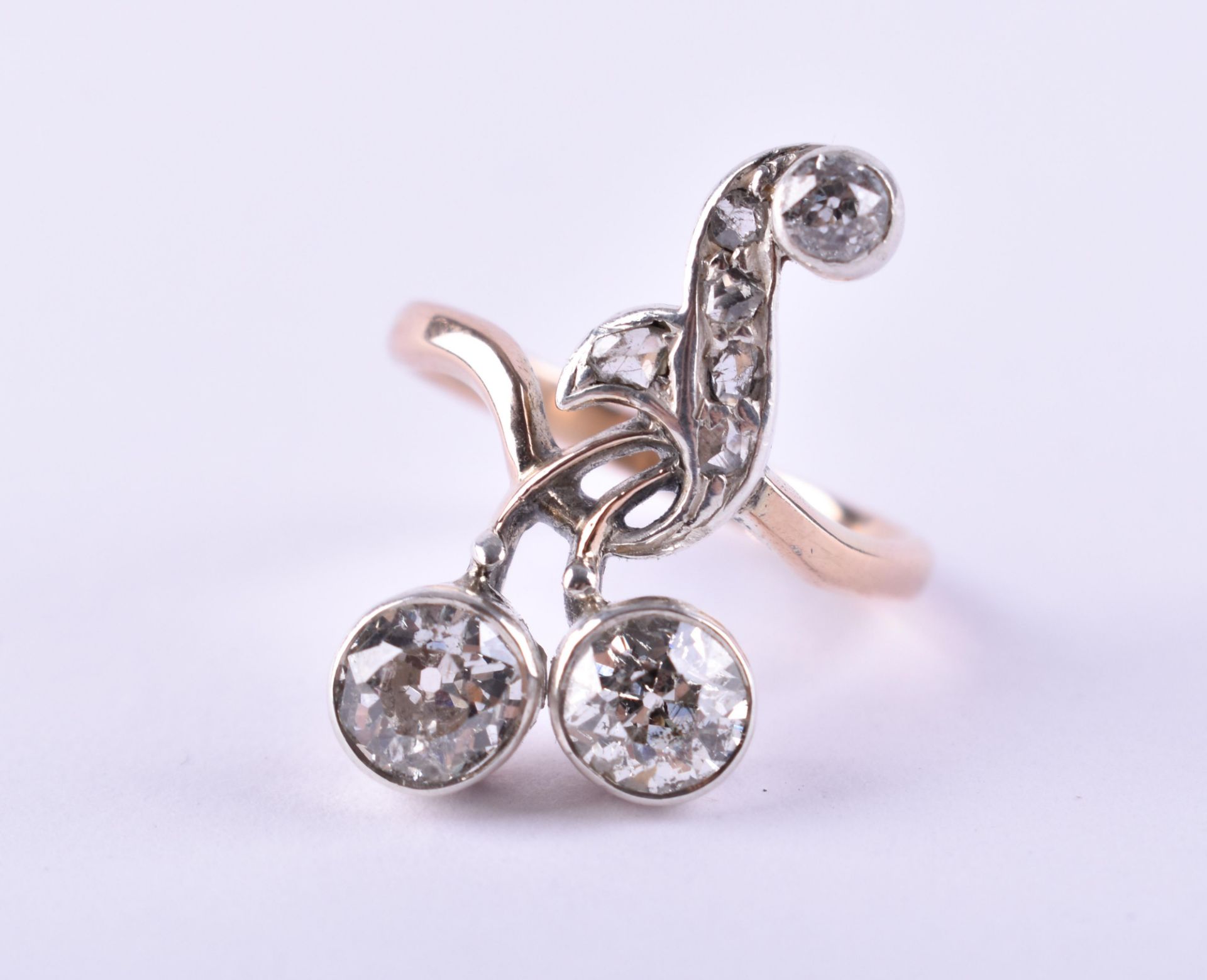  Art Nouveau diamond ring