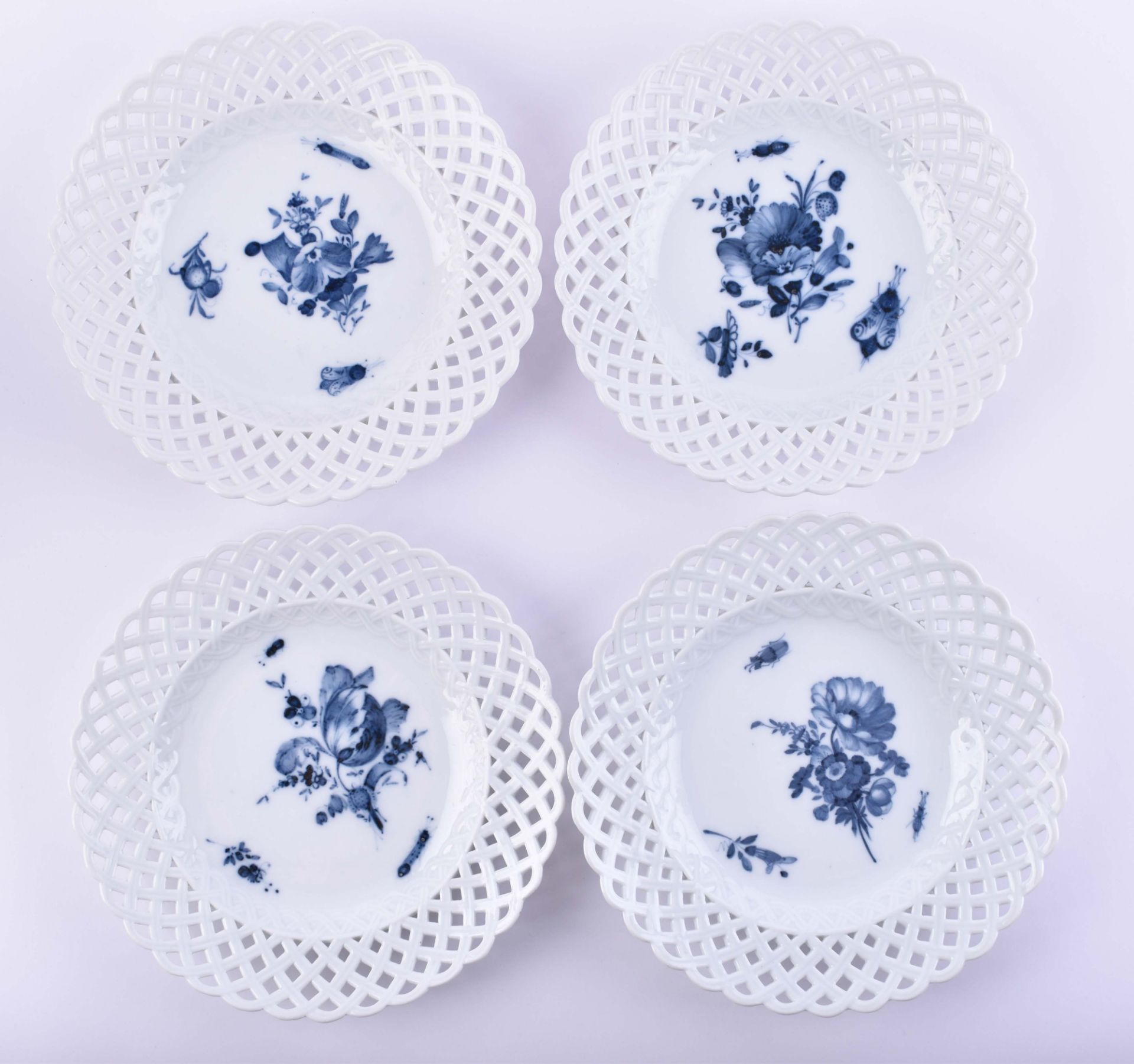  6 plates Meissen Marcolini  - Image 2 of 6