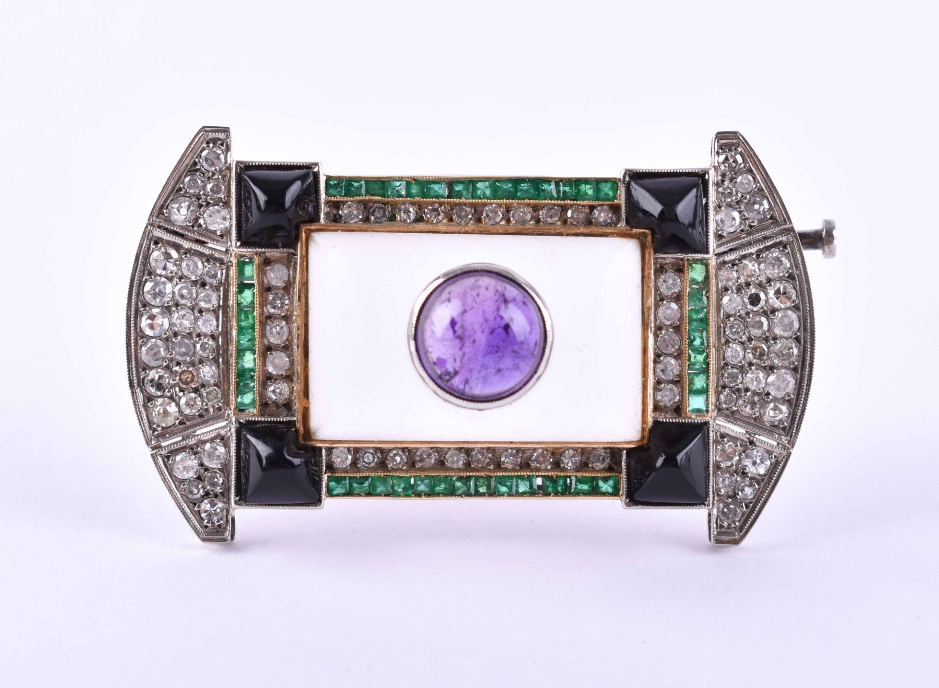  Extraordinary Art Deco brooch France around 1920