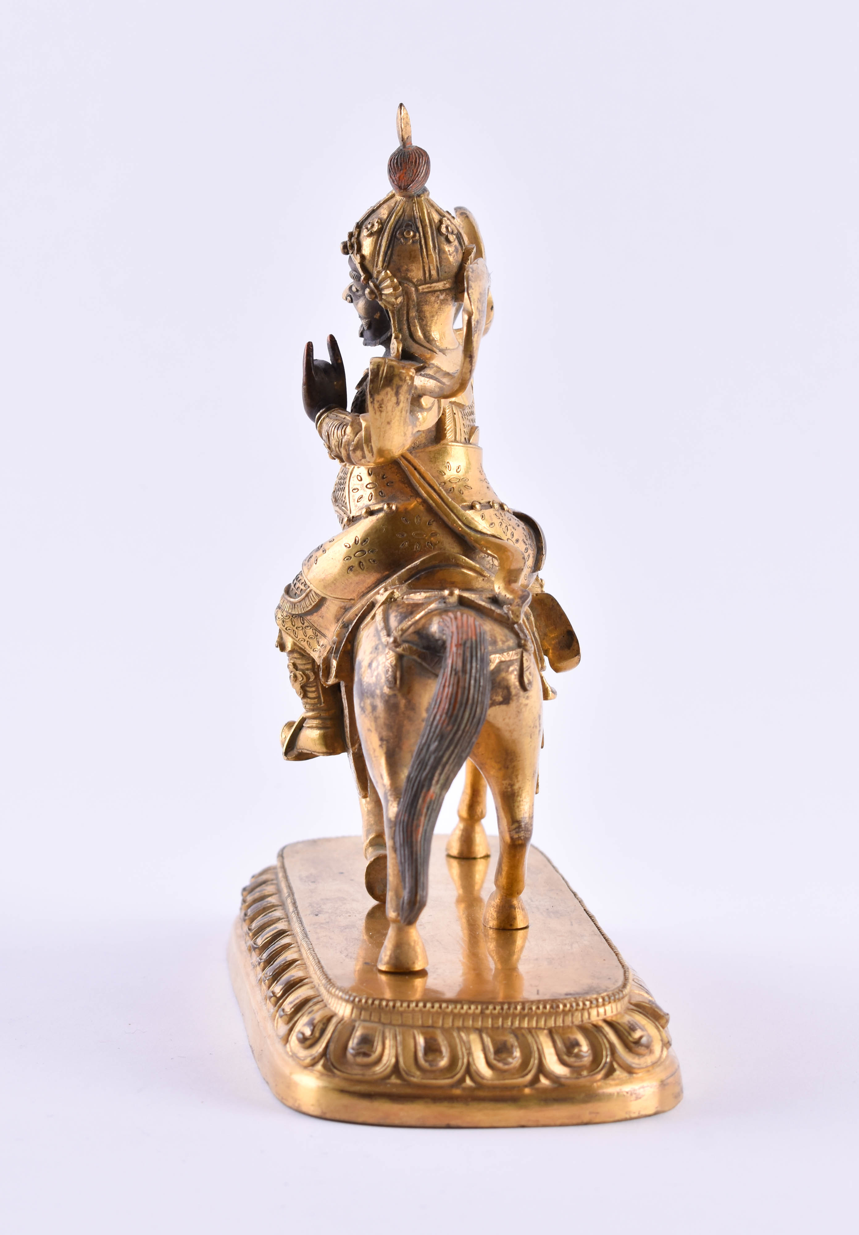  Bronze of the Shri Devi, Tibeto-Chinese Qing dynasty - Image 6 of 10